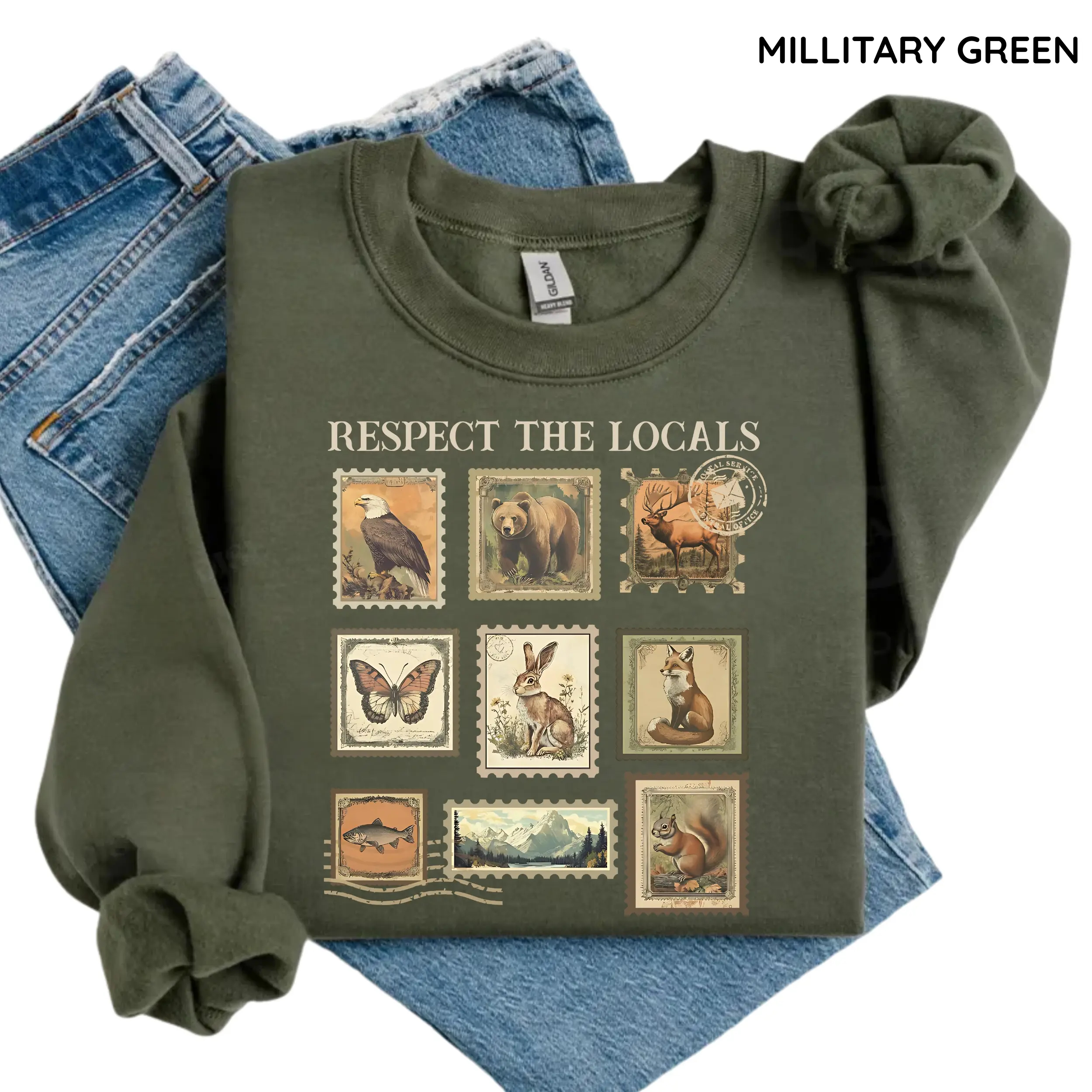 Respect The Locals Wildlife Sweatshirt