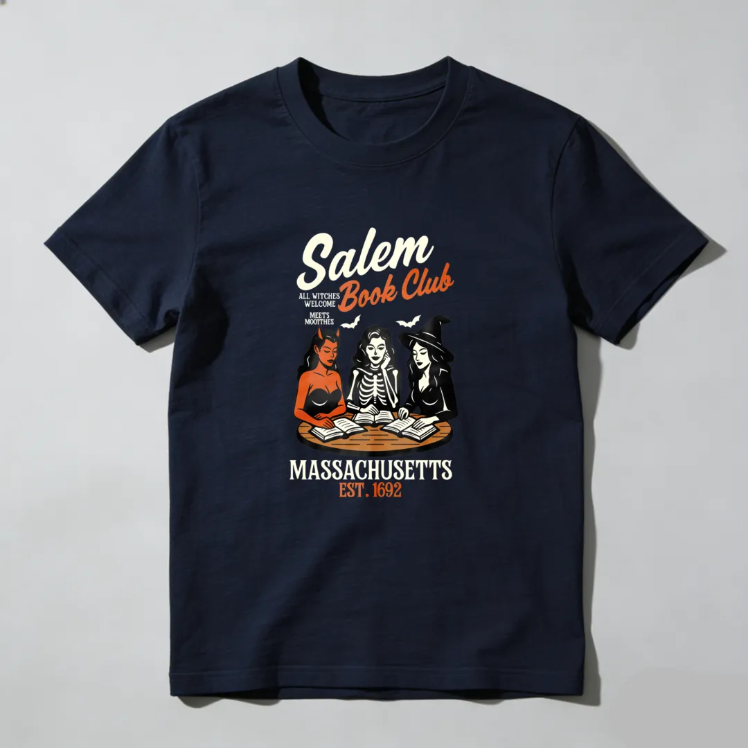 Salem Book Club Massachusetts Est 1692 Unisex Classic T-shirt