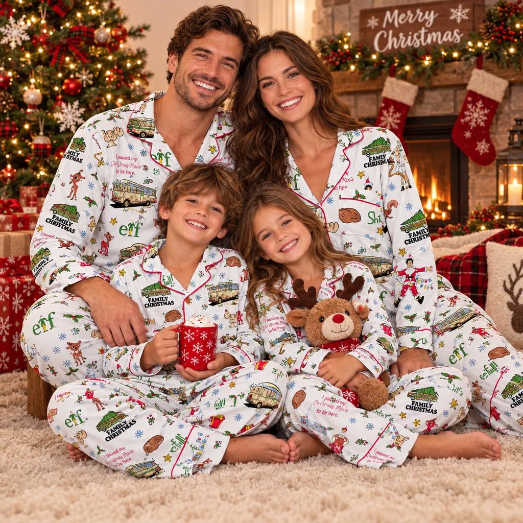 National Lampoons Pattern Pajamas Set