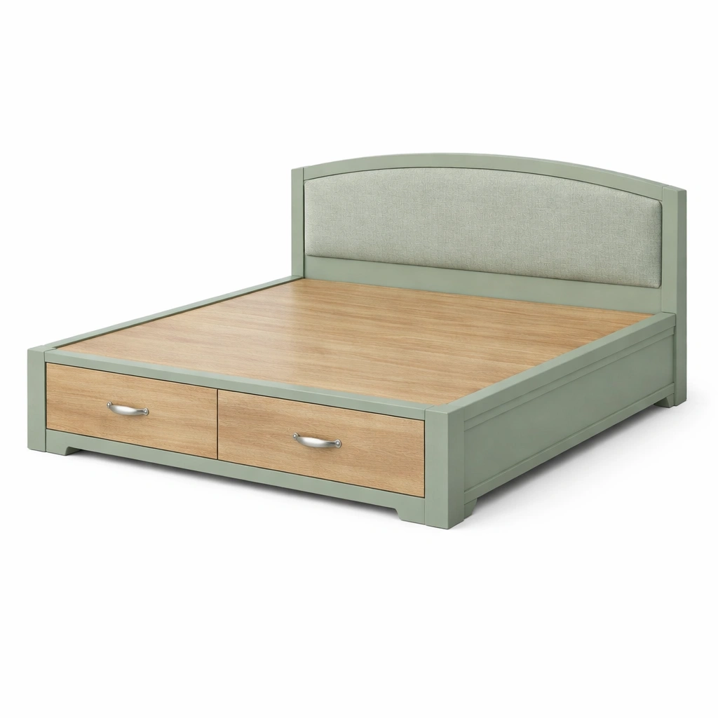 Bett mit Stauraum