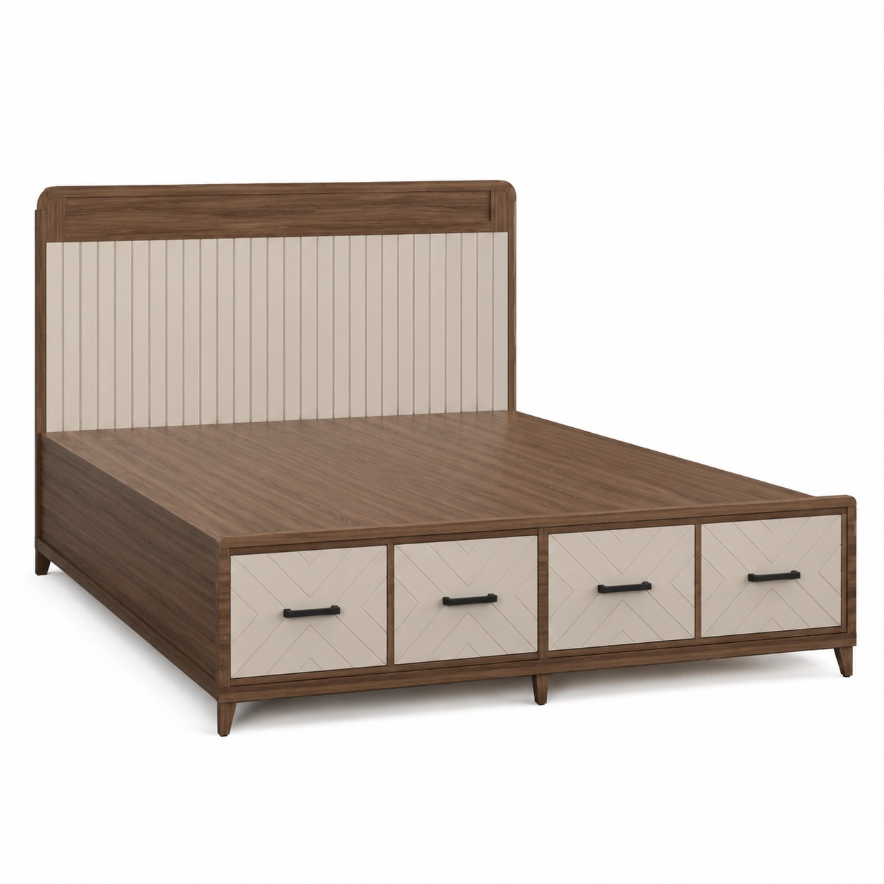 Bett mit Stauraum