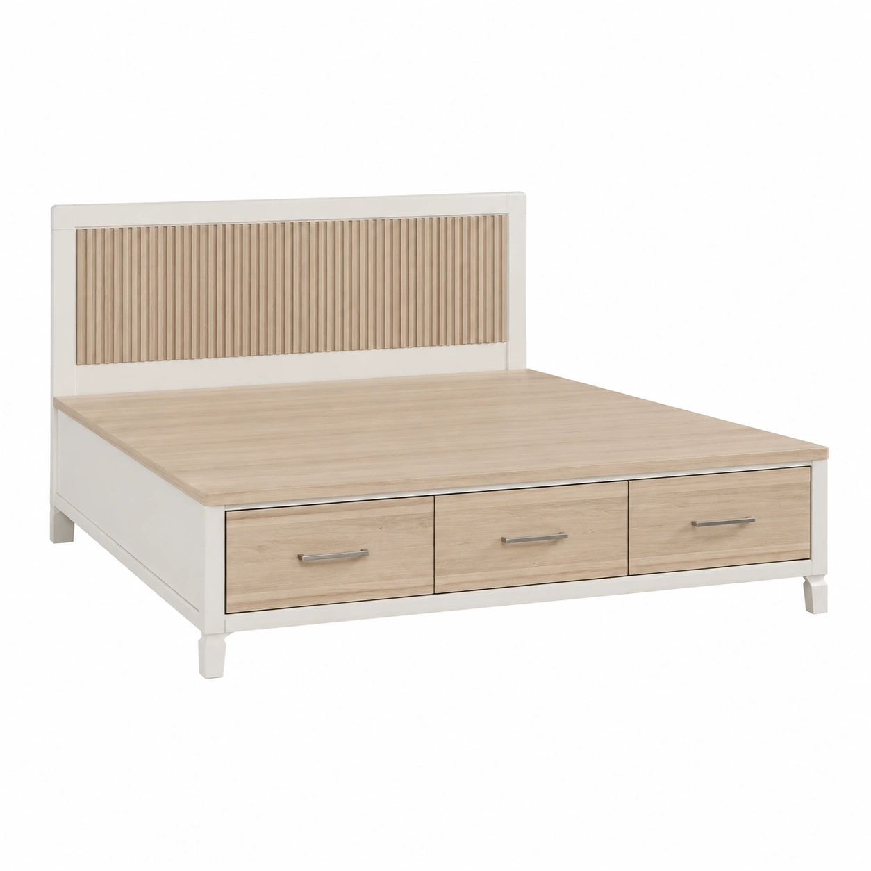 Bett mit Stauraum