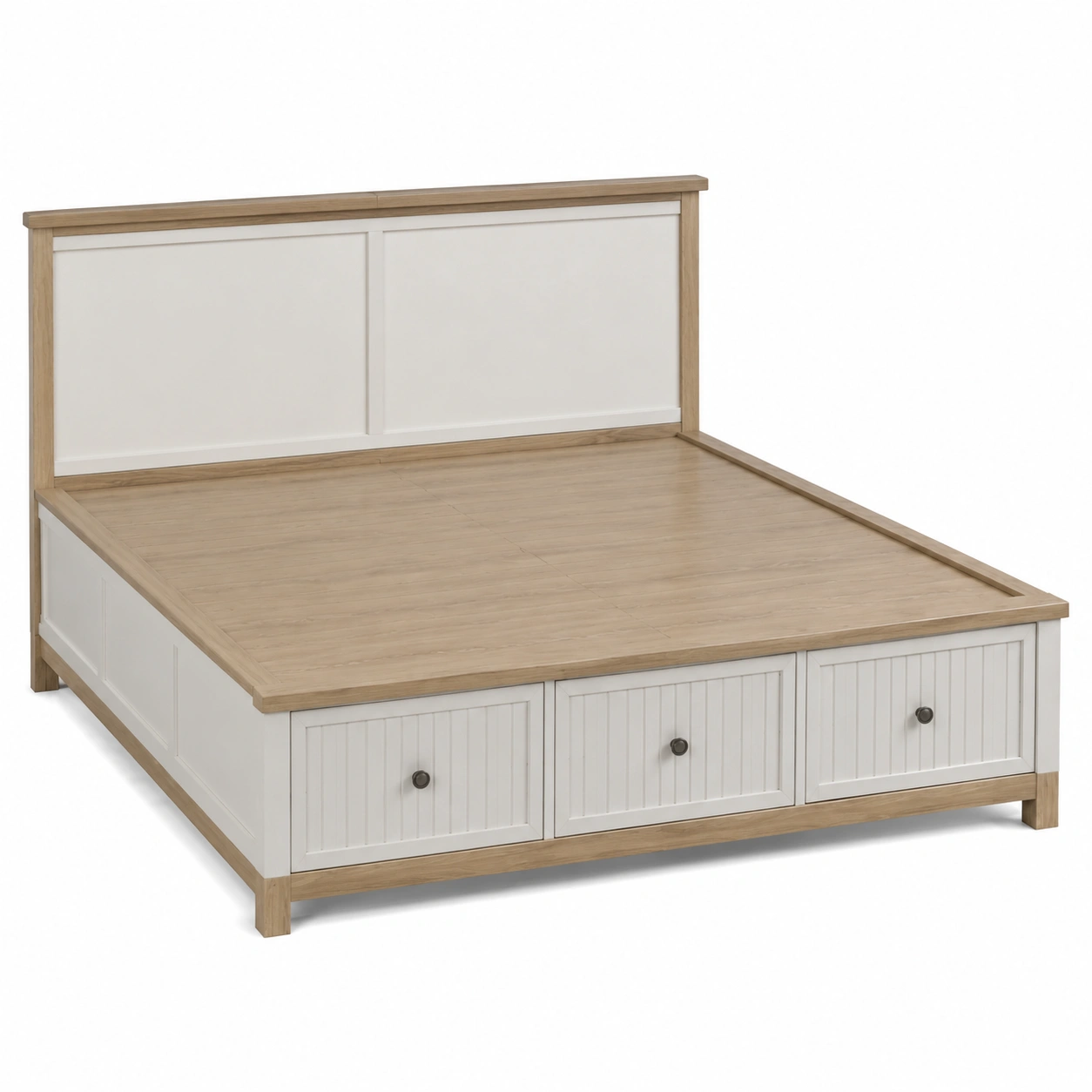 Bett mit Stauraum
