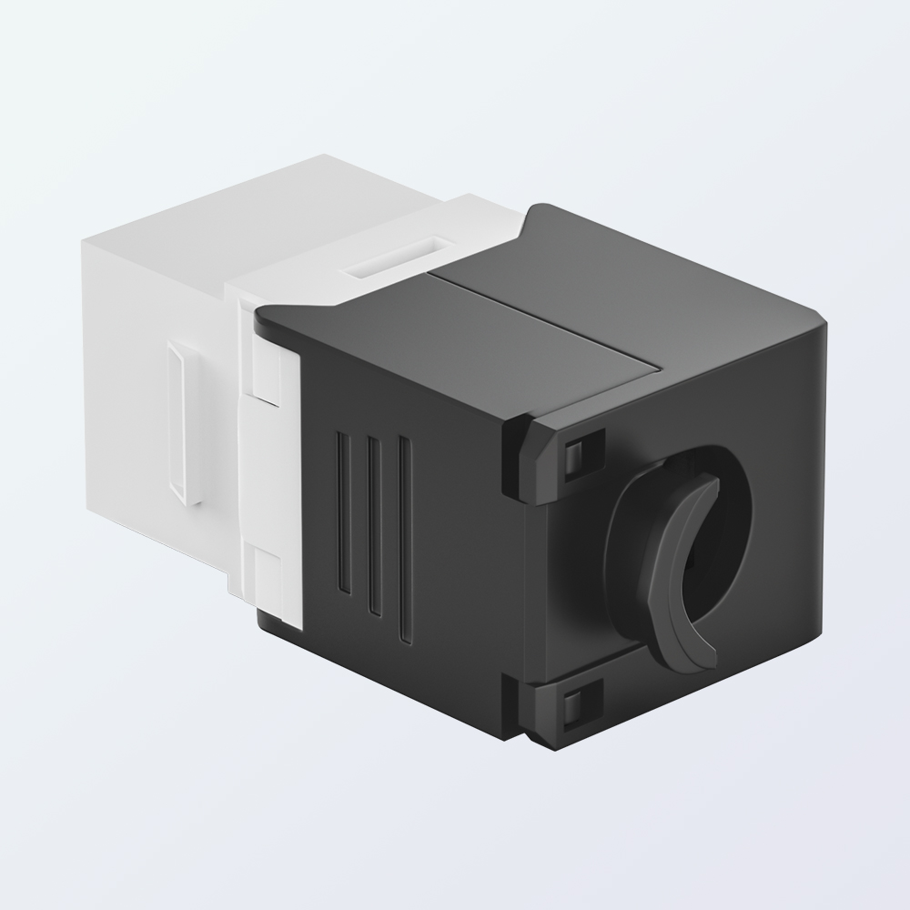CAT6A Tool-Free UTP Keystone Jack RJ45 50U Gold Plated 23–26AWG
