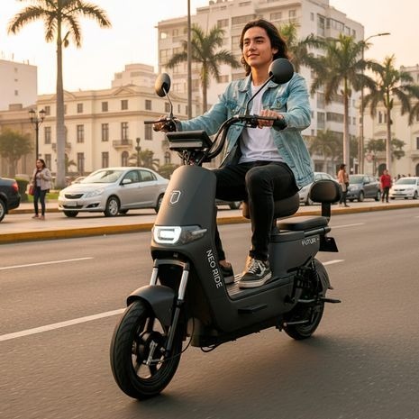 Bicimoto Electrica Futur Neoride Blanco