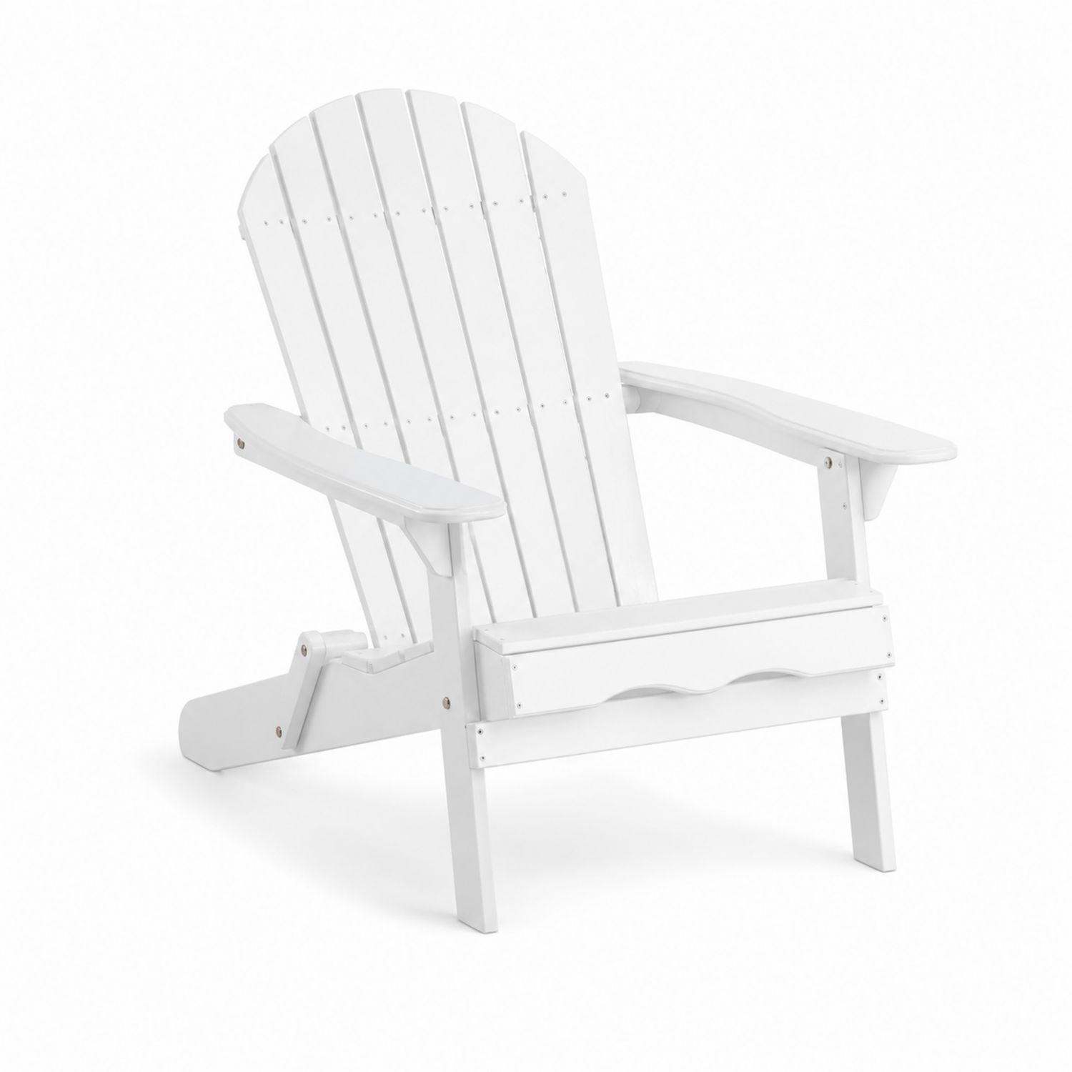 Adirondack Outdoor-Stuhl Holz Weiß 90x75x90 cm