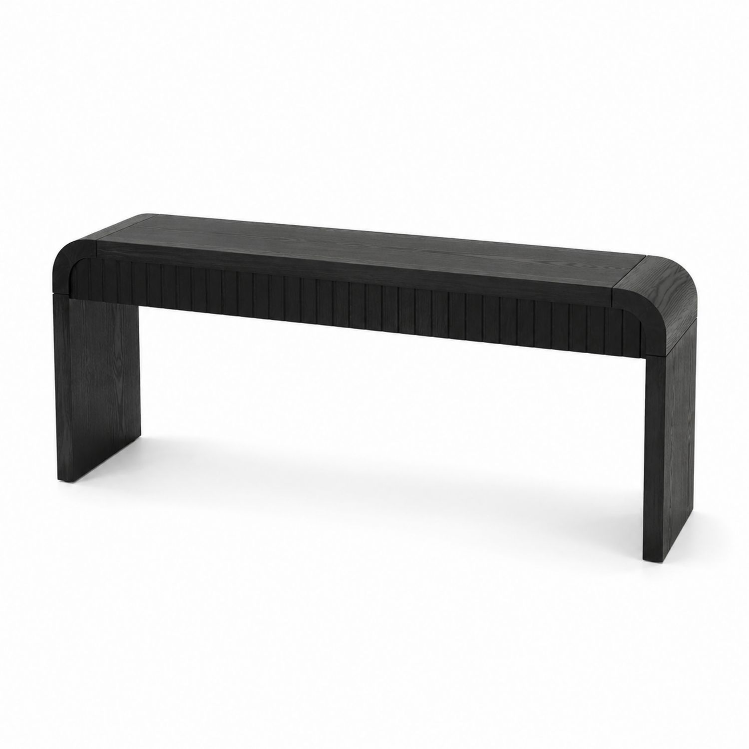 Holzbank Eiche Schwarz 120cm