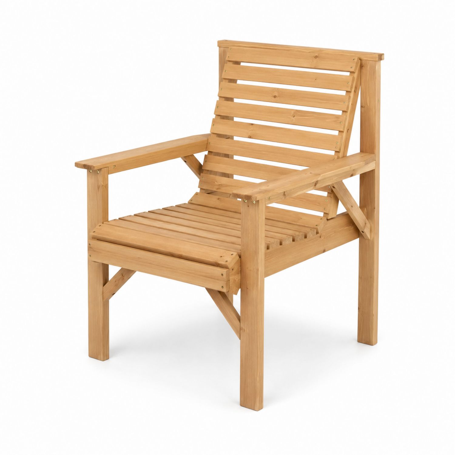 Holz Outdoor Stuhl Kiefernholz Natur