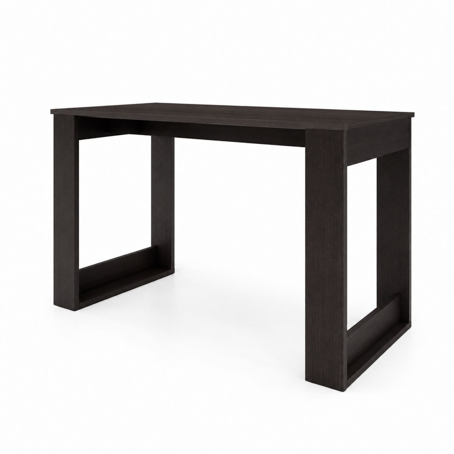 Schreibtisch aus Holz Dunkelbraun 120x60x75 cm