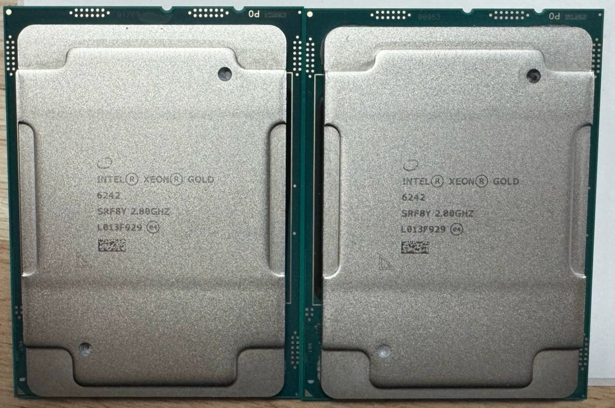2nd intel xeon 6242 6242R 6244 6246 6246R 6248 6248R cpu LGA3647 Used Processor