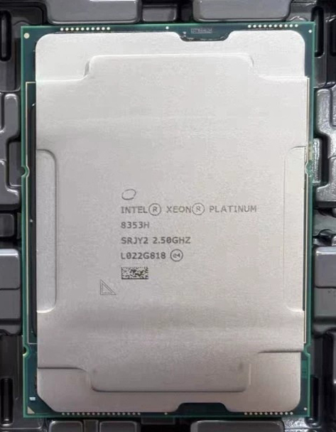 3rd intel Xeon Platinum 8353H 8354H 8356H 8360H 8360HL 8376H 8376HL 8380H 8380HL LGA4189 CPU Used Processor