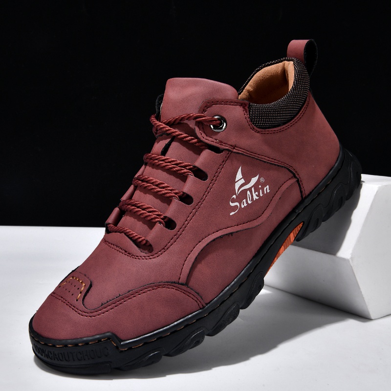 ⏰Letzter Tag: 50 % Rabatt!🔥 Hochwertige Outdoor-Schuhe für Herren aus echtem Leder – breite Zehenbox, Fußgewölbestütze, wasserdicht & rutschfest