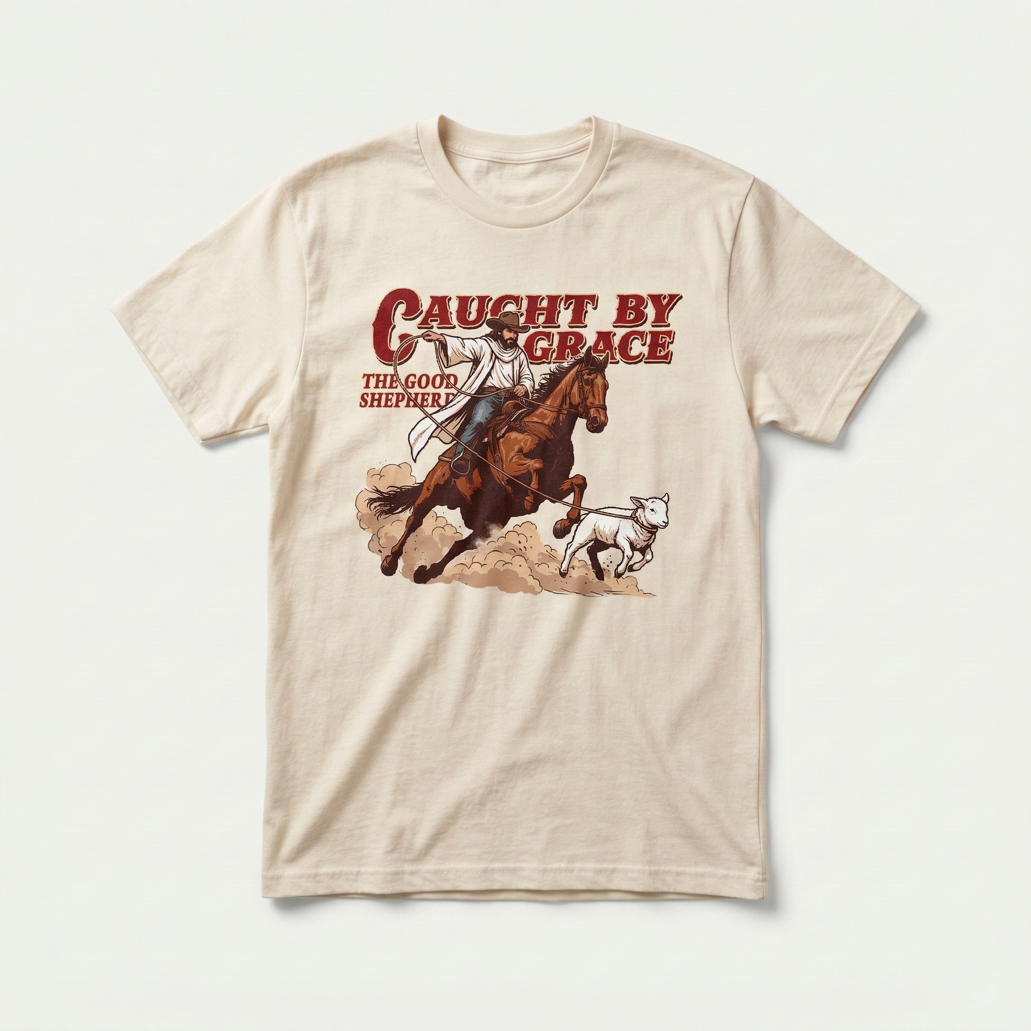 Caught By Grace Unisex-T-Shirt (christliches Motiv)