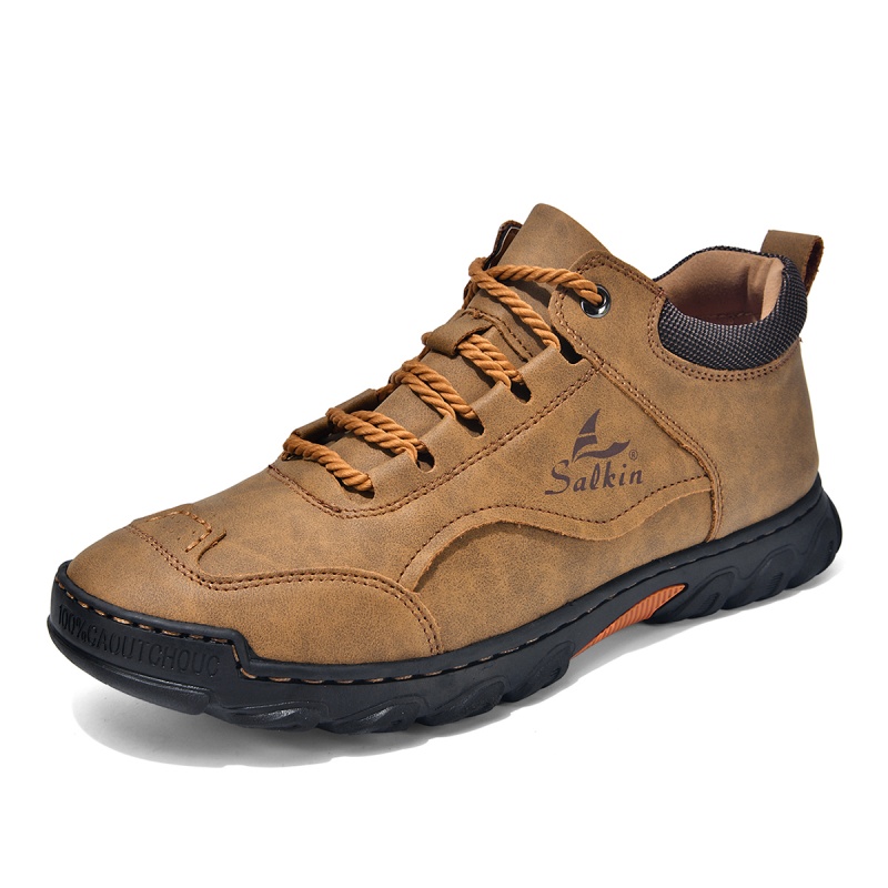 ⏰Letzter Tag: 50 % Rabatt!🔥 Hochwertige Outdoor-Schuhe für Herren aus echtem Leder – breite Zehenbox, Fußgewölbestütze, wasserdicht & rutschfest