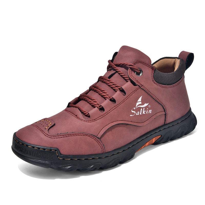 ⏰Letzter Tag: 50 % Rabatt!🔥 Hochwertige Outdoor-Schuhe für Herren aus echtem Leder – breite Zehenbox, Fußgewölbestütze, wasserdicht & rutschfest