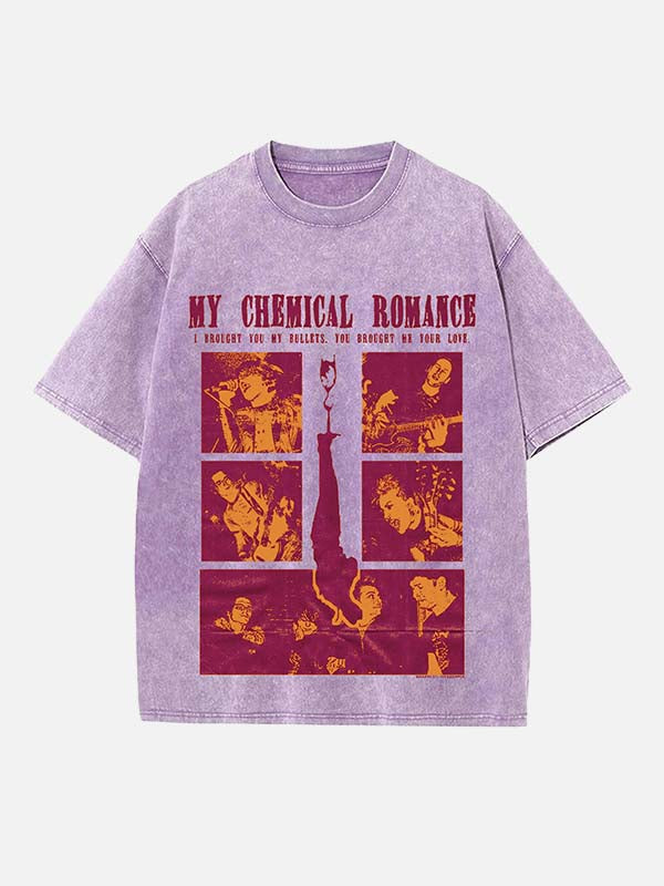 My Chemical Romance T-Shirt mit Rundhalsausschnitt und Aufdruck
