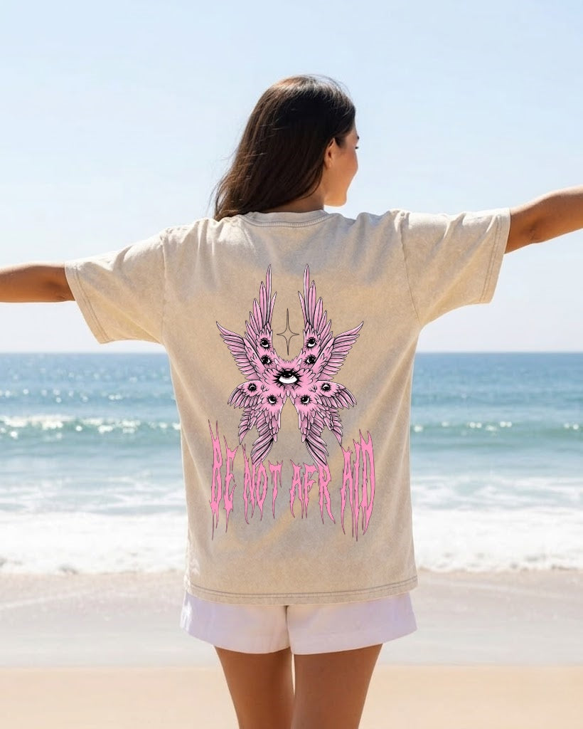 Angel Wings T-Shirt im Used-Look PT475