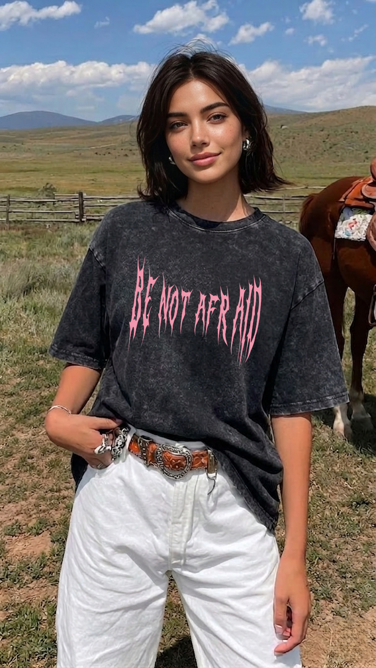 Angel Wings T-Shirt im Used-Look PT475