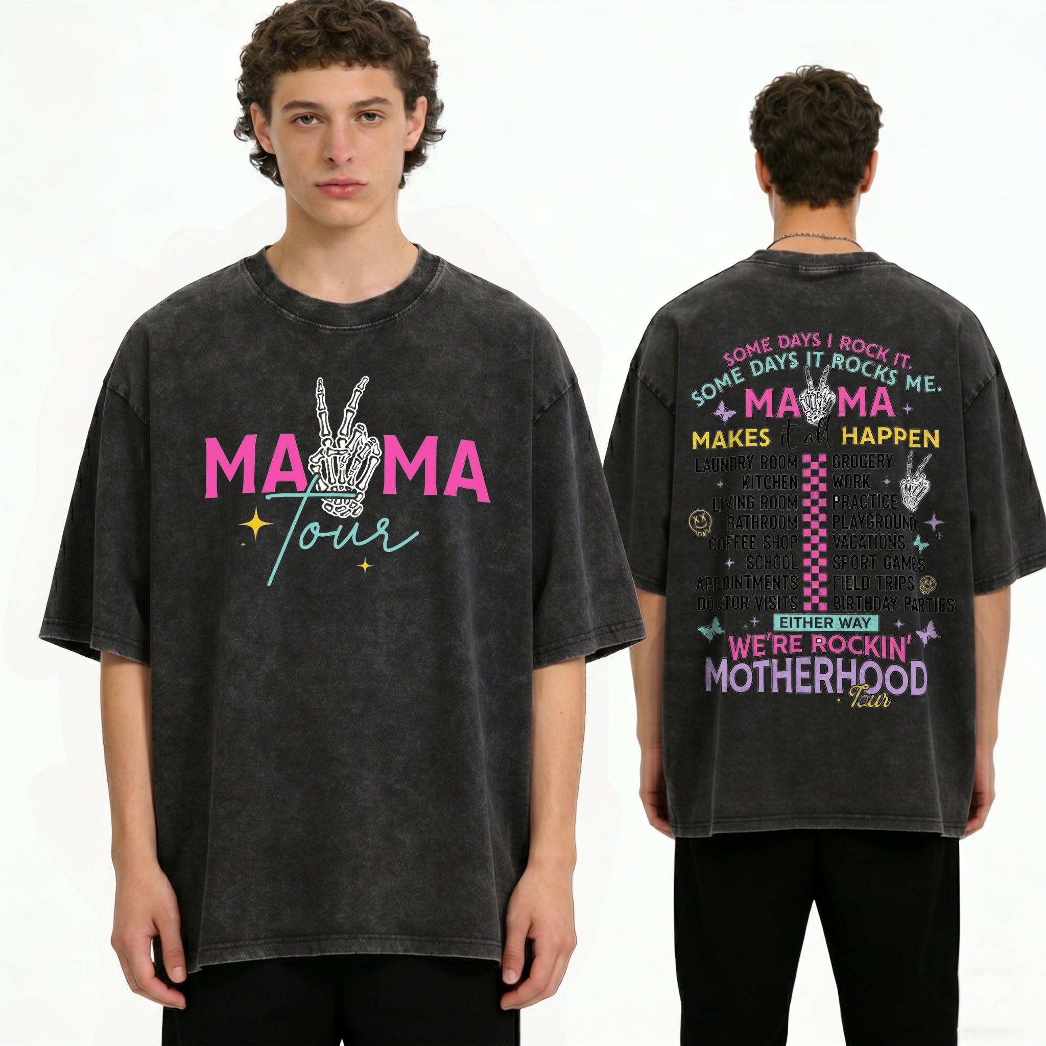 MAMA Tour Motherhood Wasch-Shirt PT465