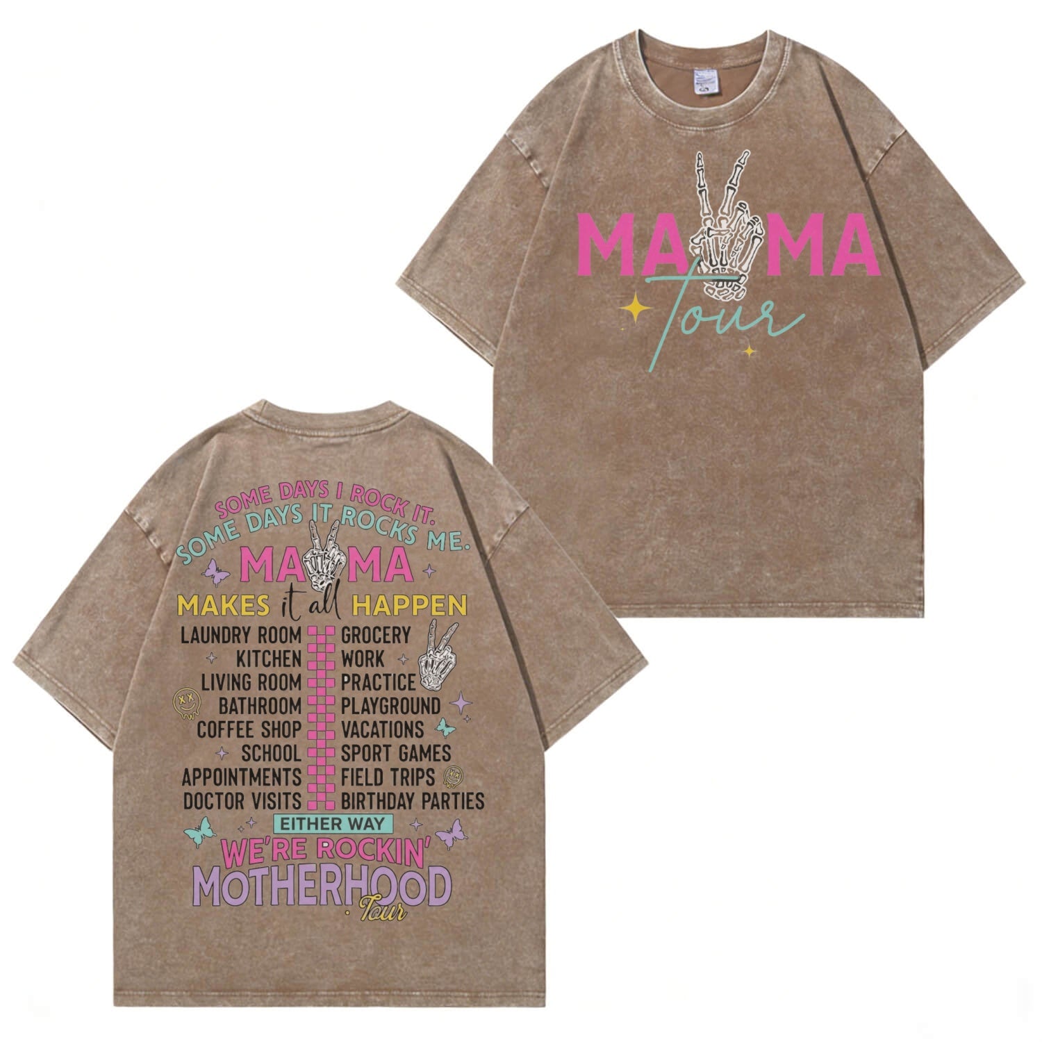 MAMA Tour Motherhood Wasch-Shirt PT465