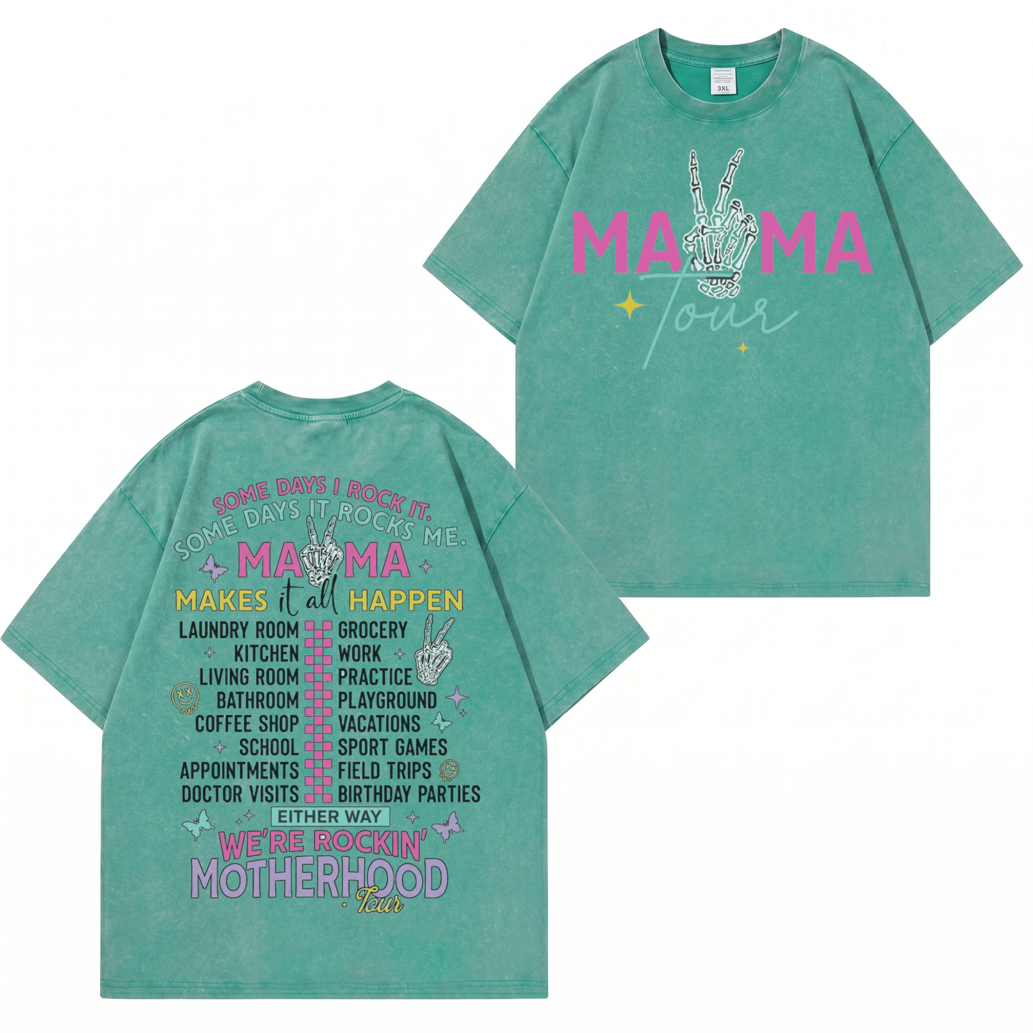 MAMA Tour Motherhood Wasch-Shirt PT465