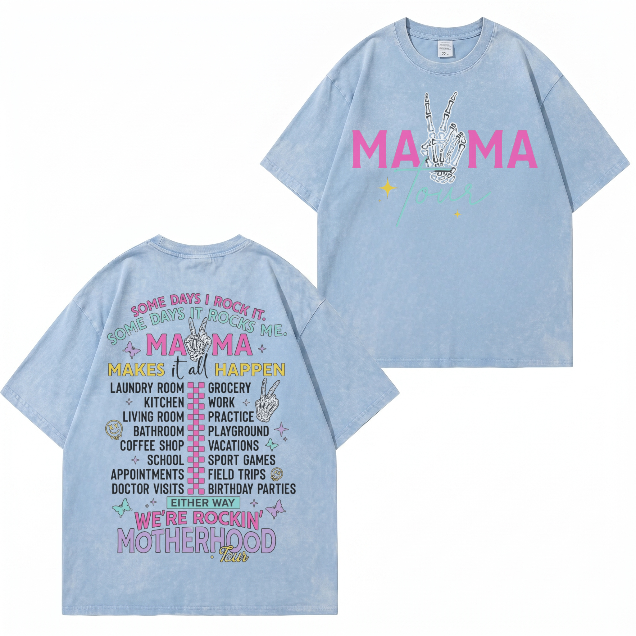 MAMA Tour Motherhood Wasch-Shirt PT465