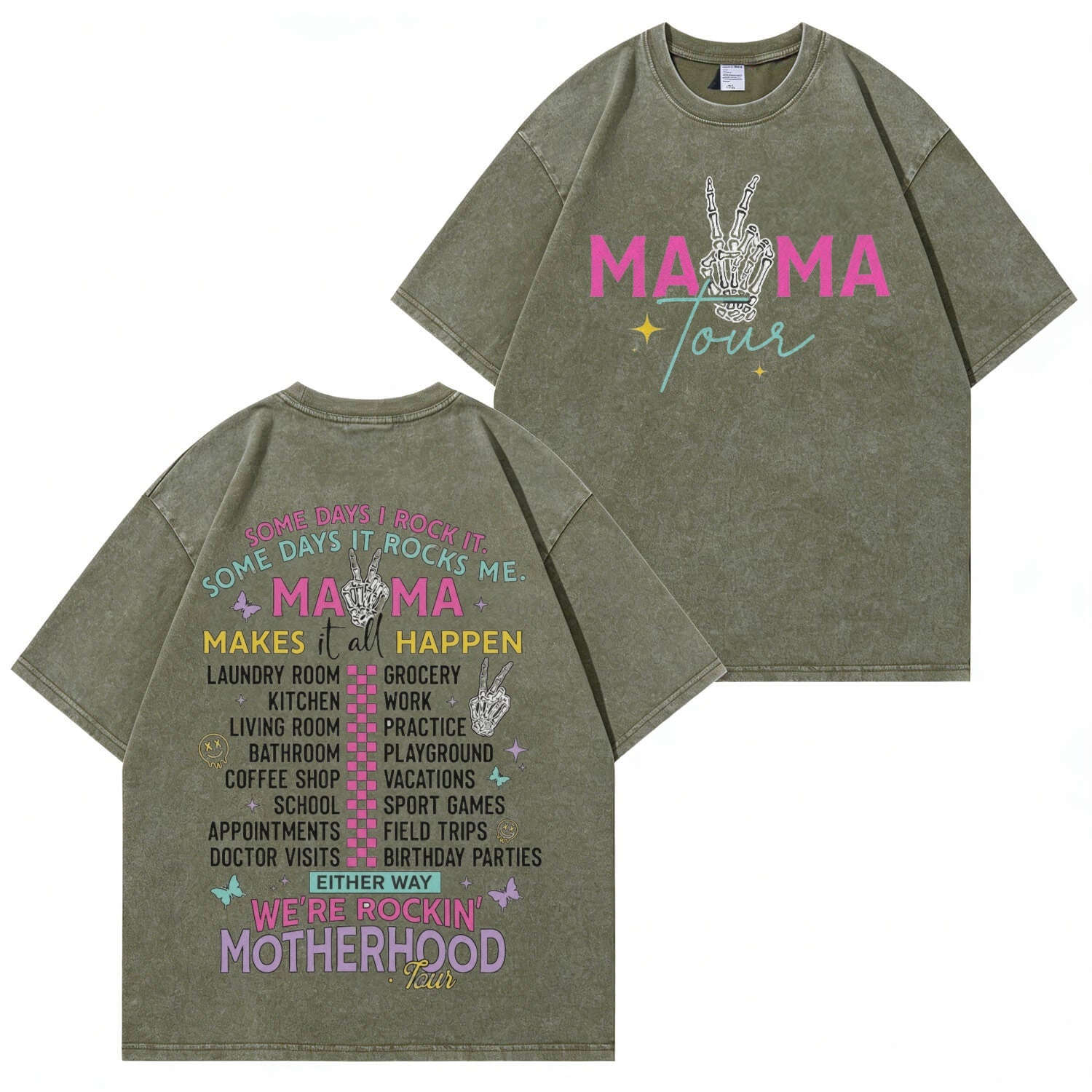 MAMA Tour Motherhood Wasch-Shirt PT465