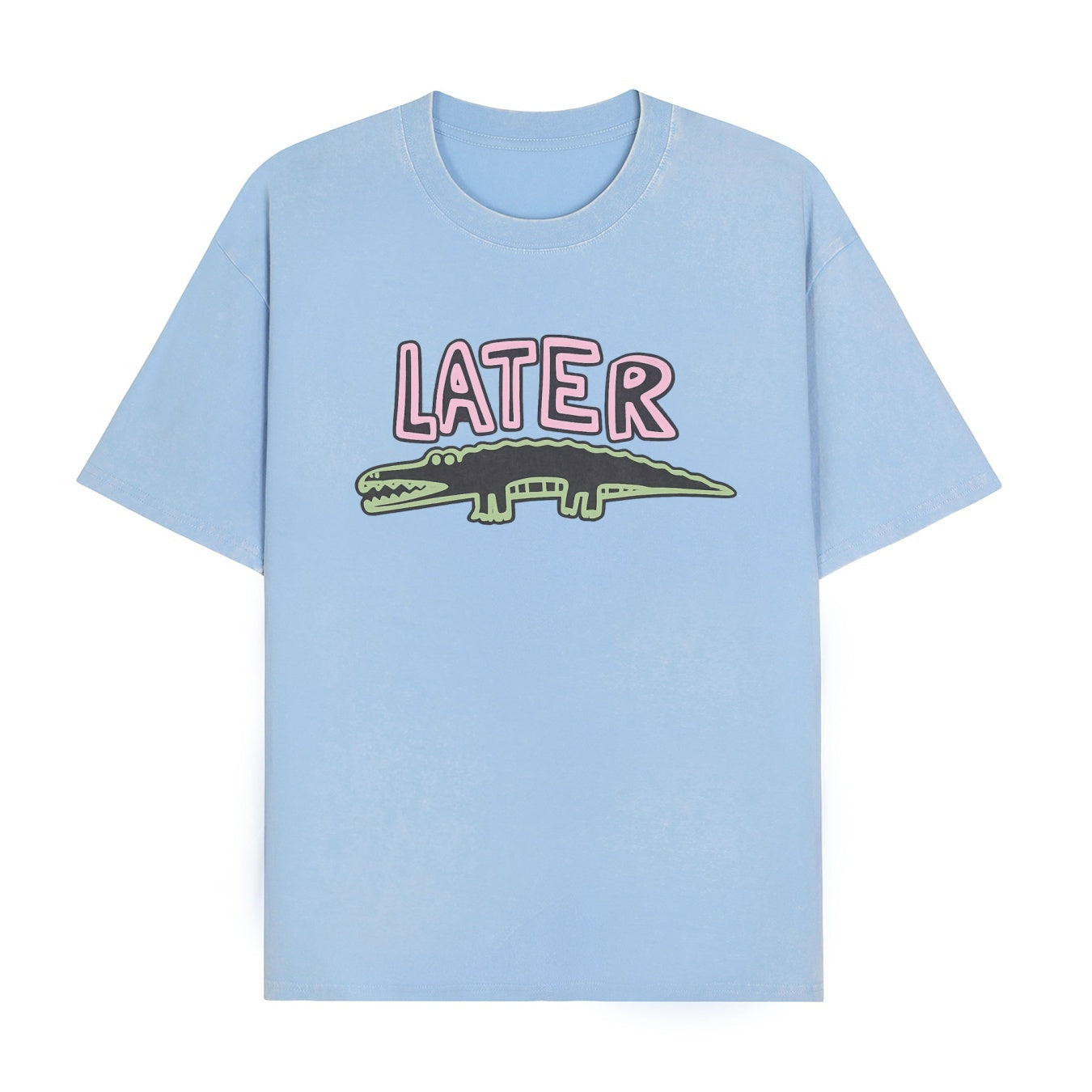 Boldoodle „Later Gator“-Grafik, gewaschen (PT471)