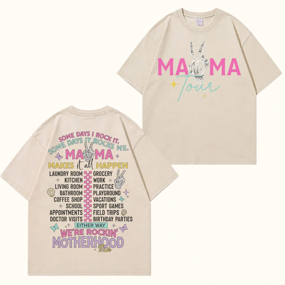 MAMA Tour Motherhood Wasch-Shirt PT465