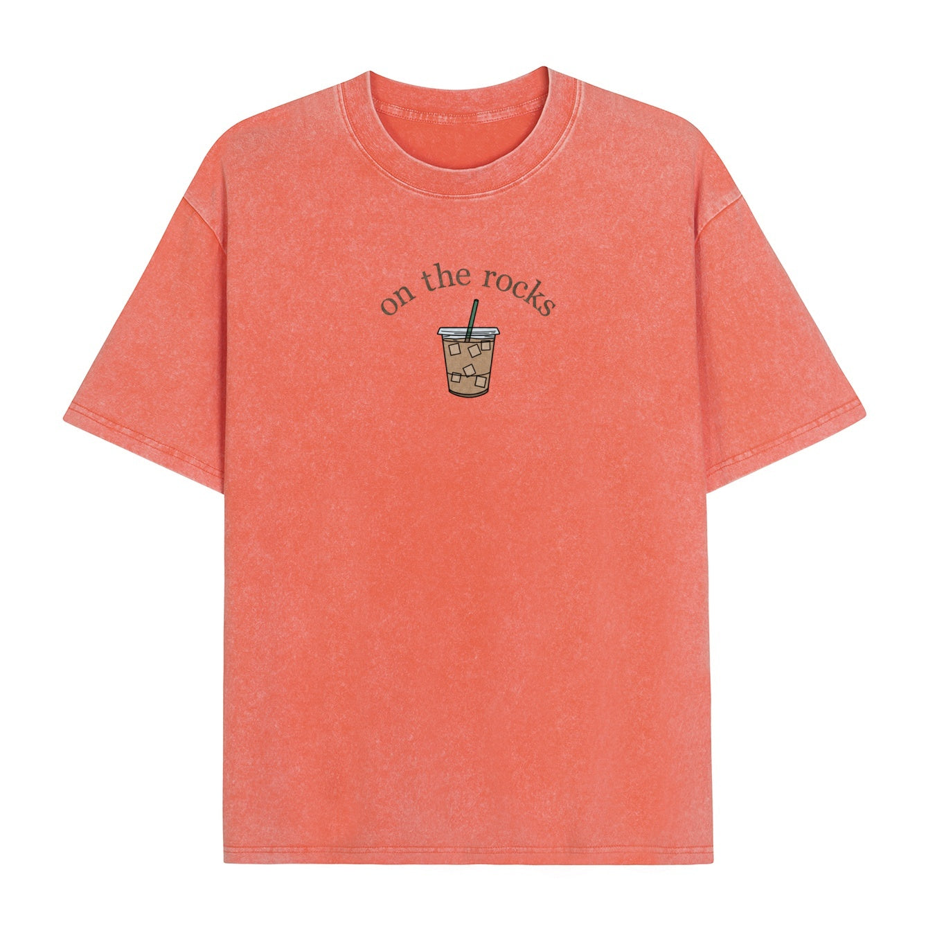 „Boldoodle On the Rocks“ Eiskaffee-Waschung-Shirt PT467