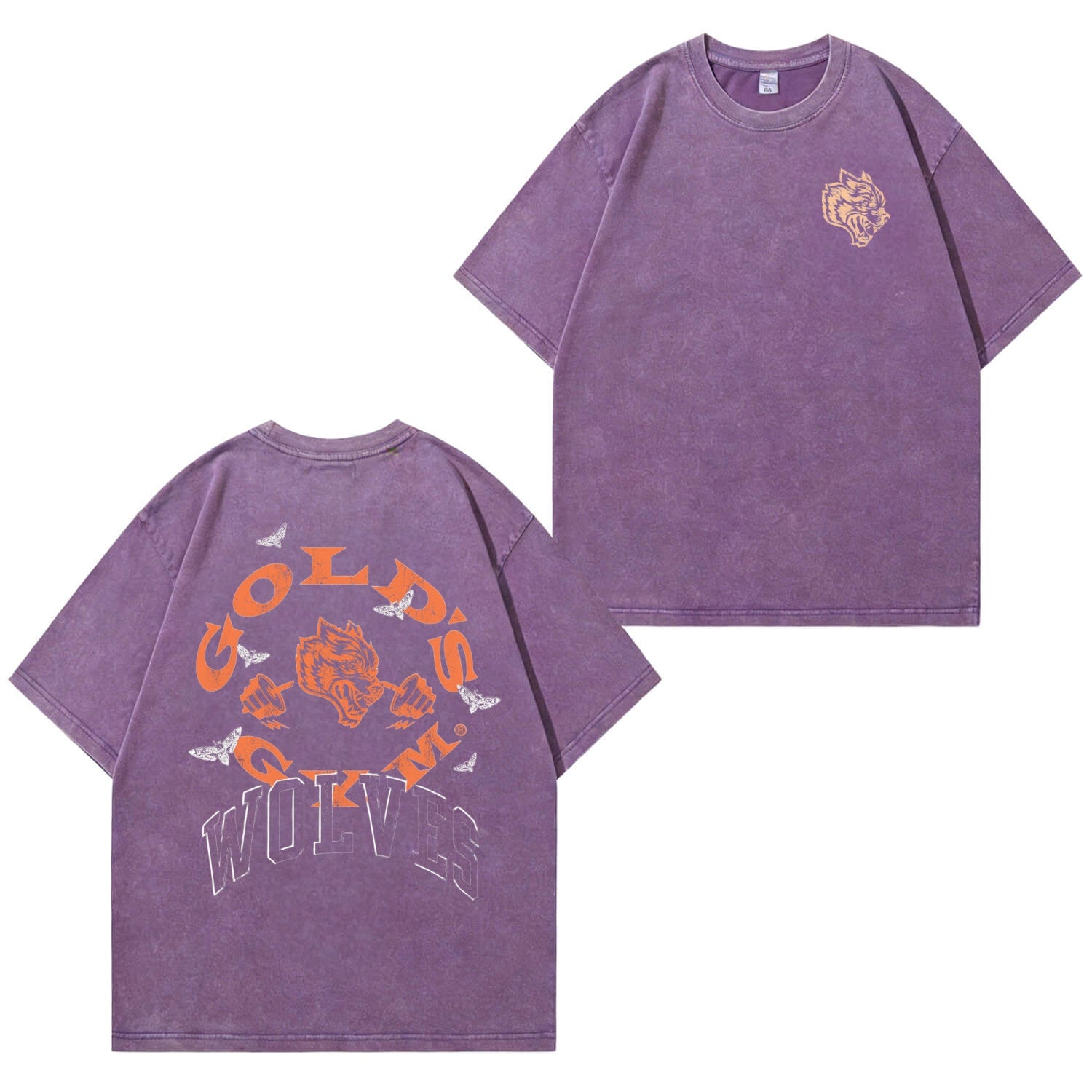 Gold Sport Batik-Unisex-T-Shirt (gewaschen) PT483