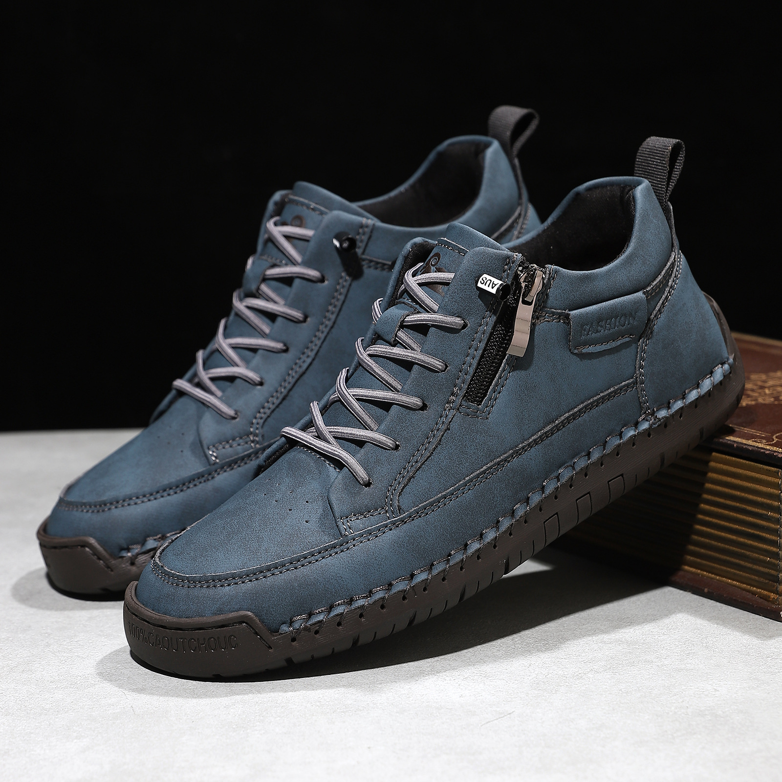 ⏰Letzter Tag: 50 % Rabatt!🔥 Orthopädische Unisex-Lederschuhe aus Kalbsleder👞 Strapazierfähig, rutschfest | Wasserdicht | Fußgewölbeunterstützung | Schmerzlinderung