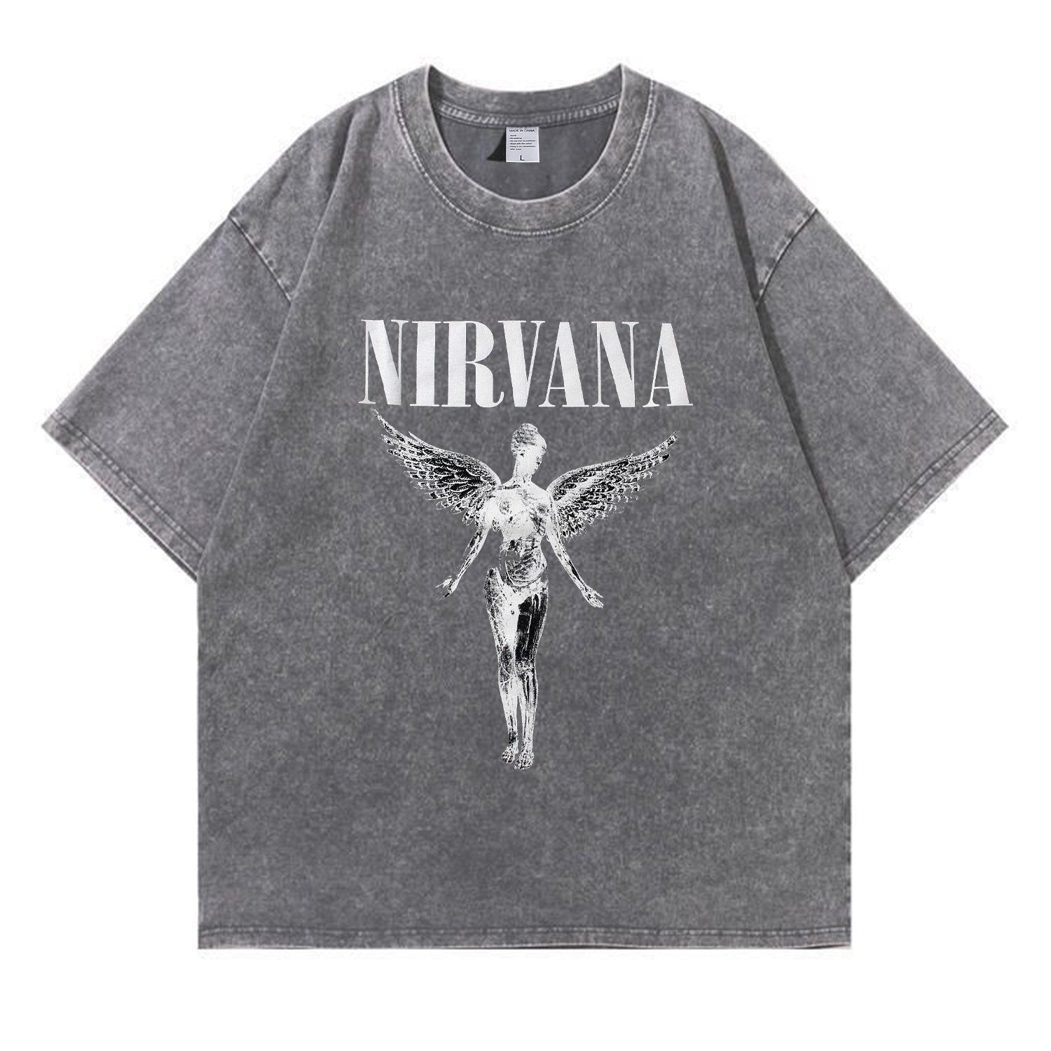 Nirvana T-Shirt im Washed-Look PT355