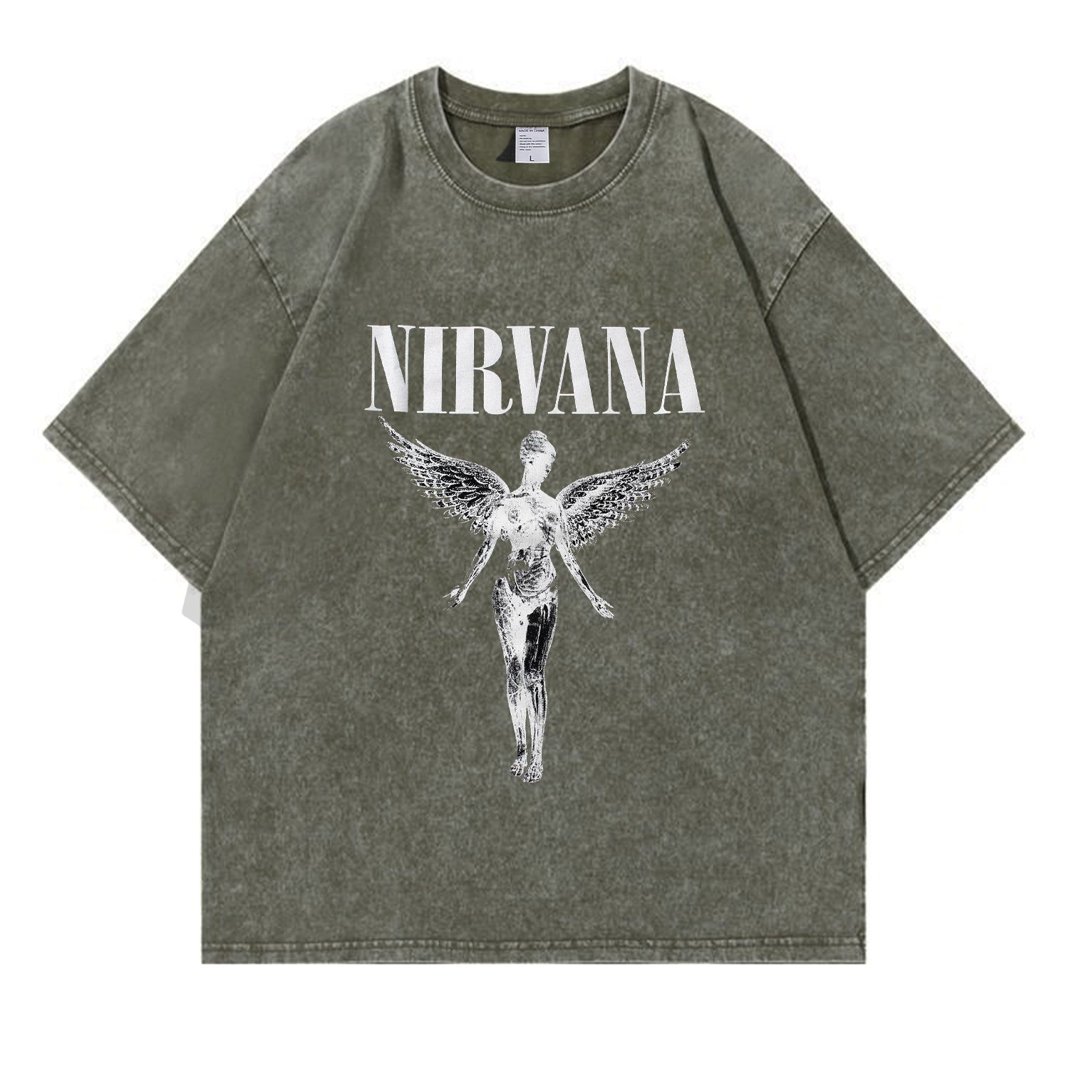 Nirvana T-Shirt im Washed-Look PT355