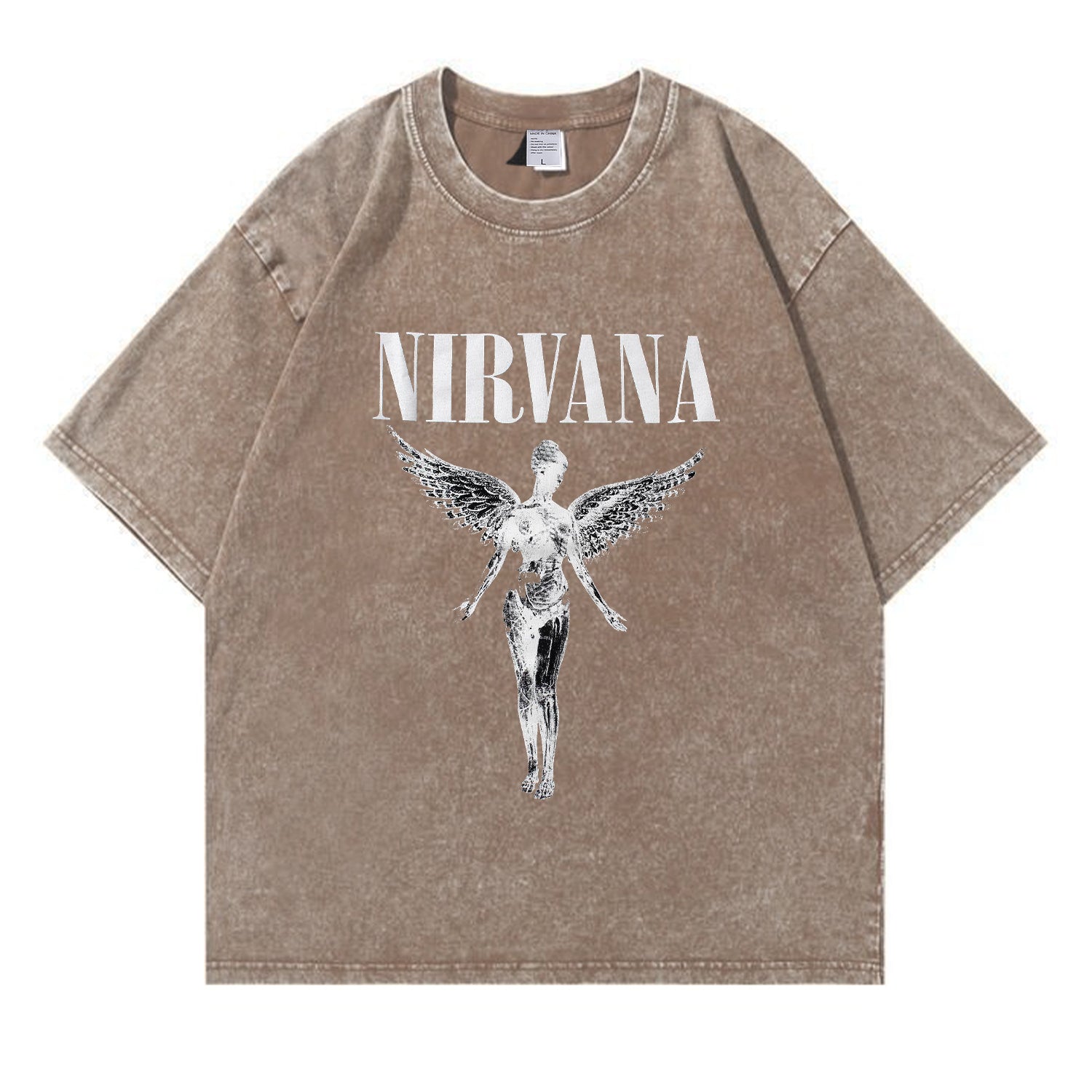Nirvana T-Shirt im Washed-Look PT355