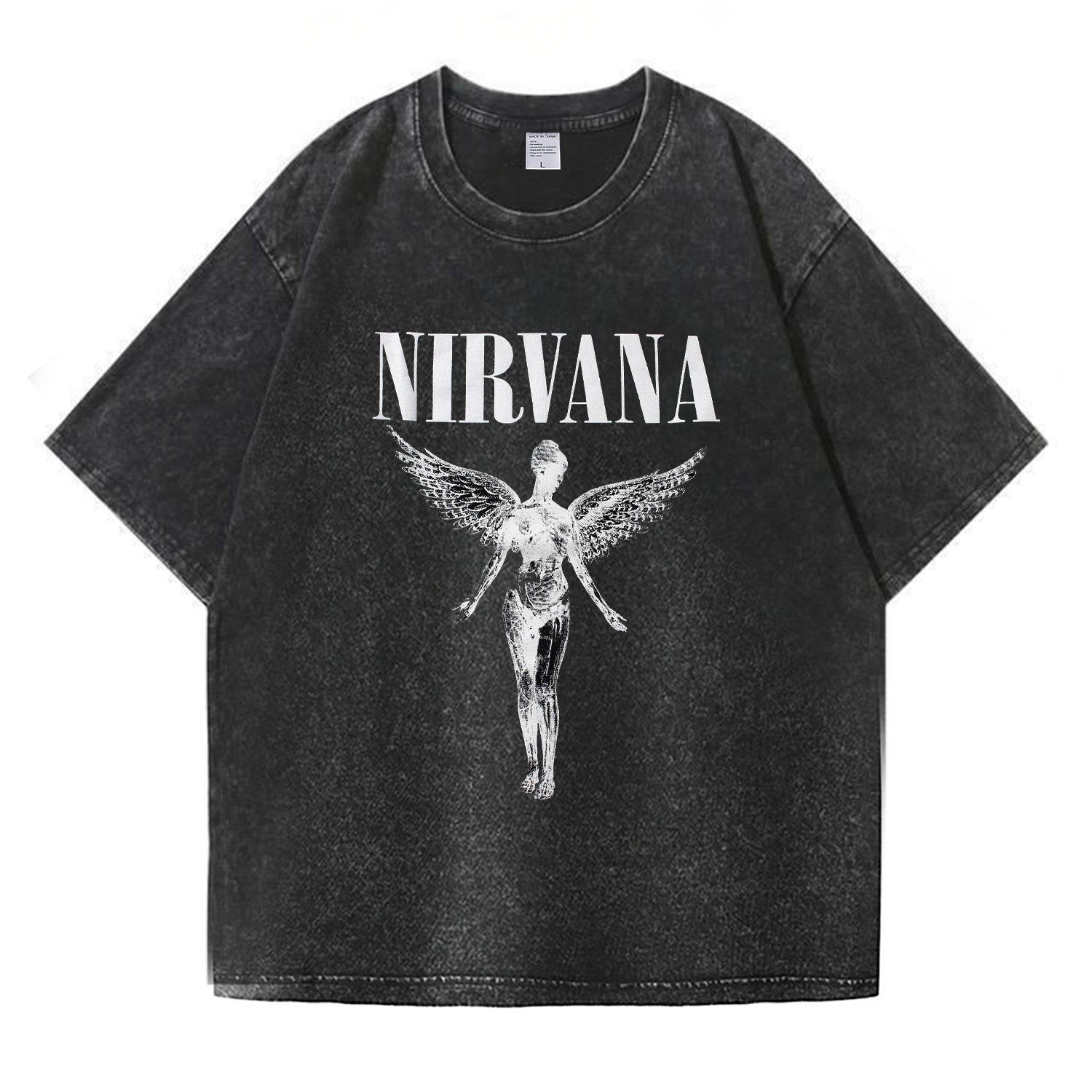 Nirvana T-Shirt im Washed-Look PT355