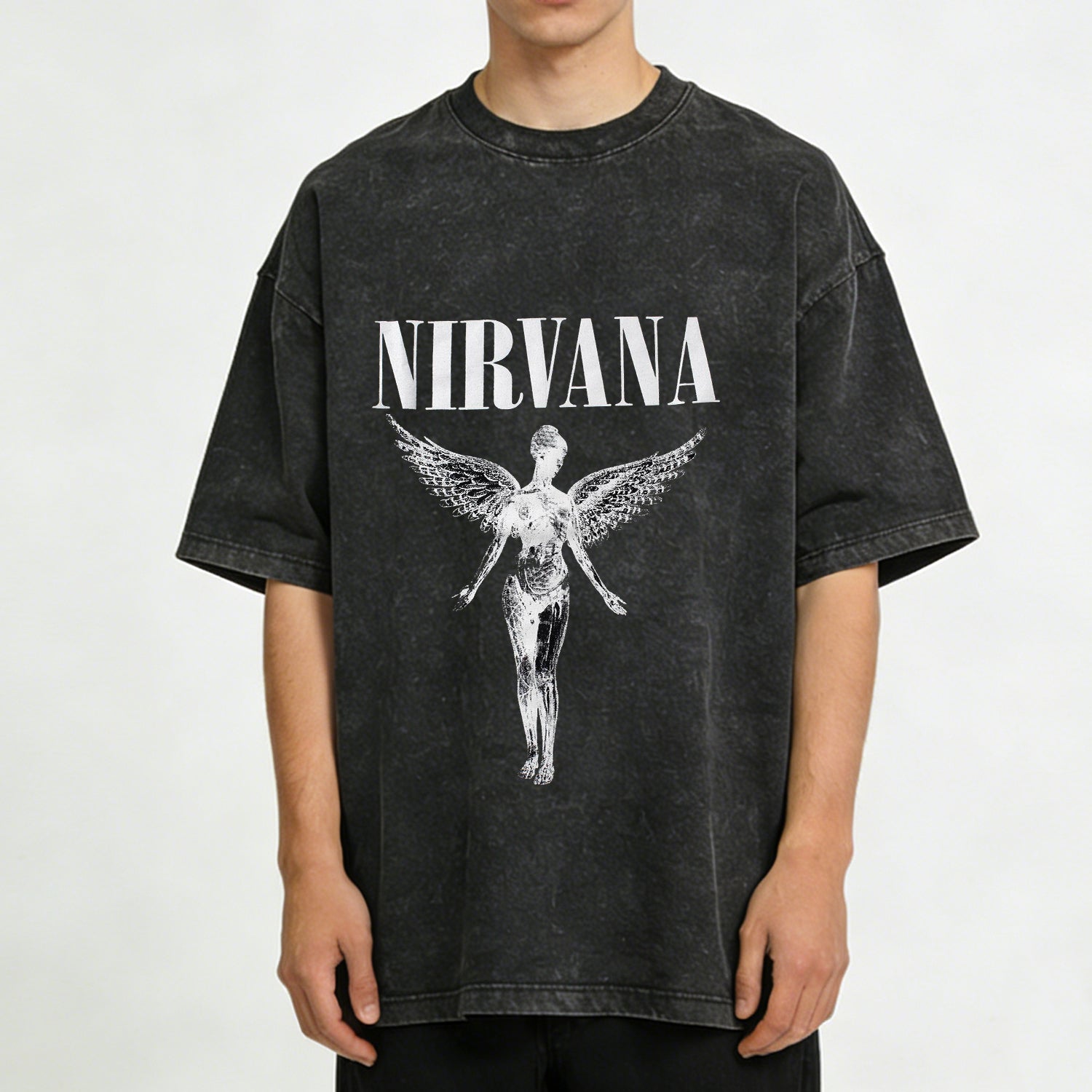 Nirvana T-Shirt im Washed-Look PT355
