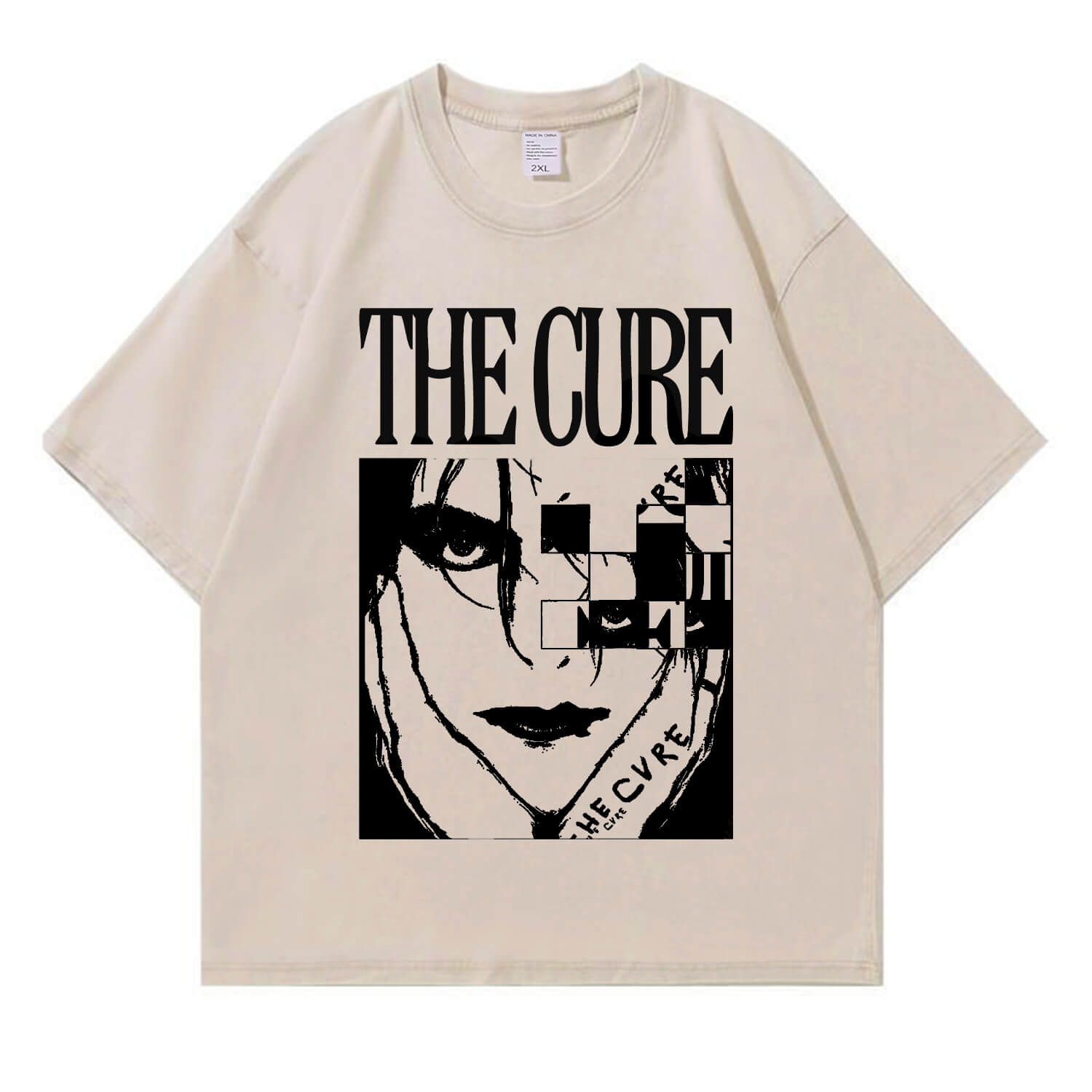 The Cure Band-T-Shirt im Used-Look PT365