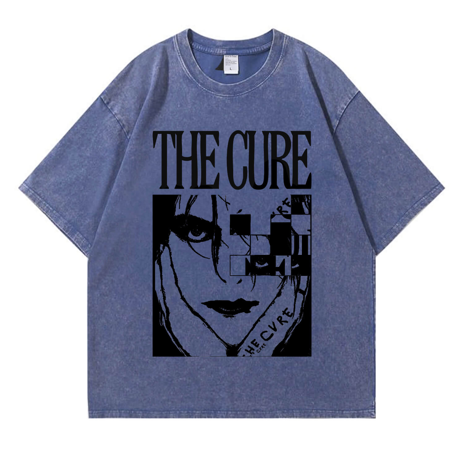 The Cure Band-T-Shirt im Used-Look PT365