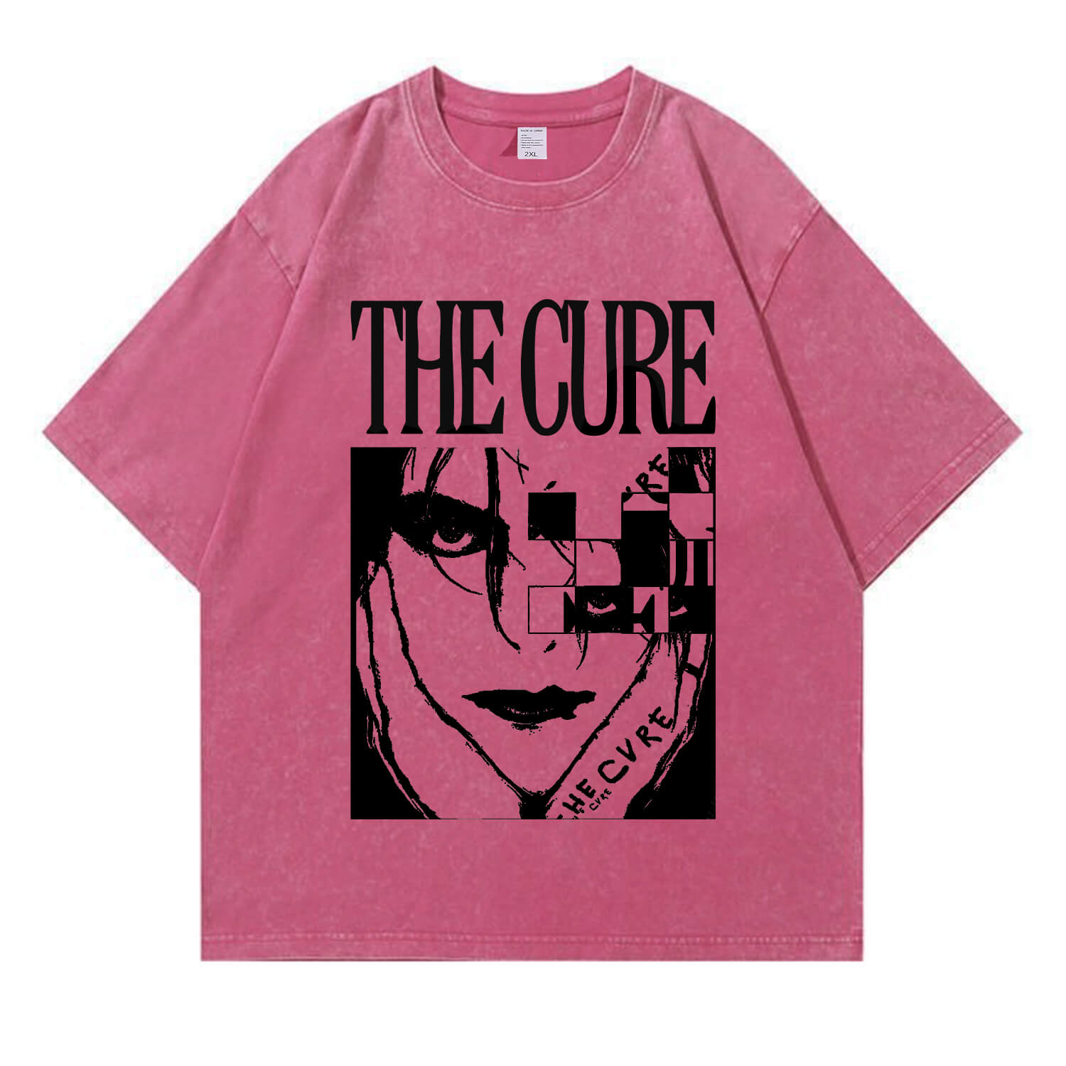 The Cure Band-T-Shirt im Used-Look PT365