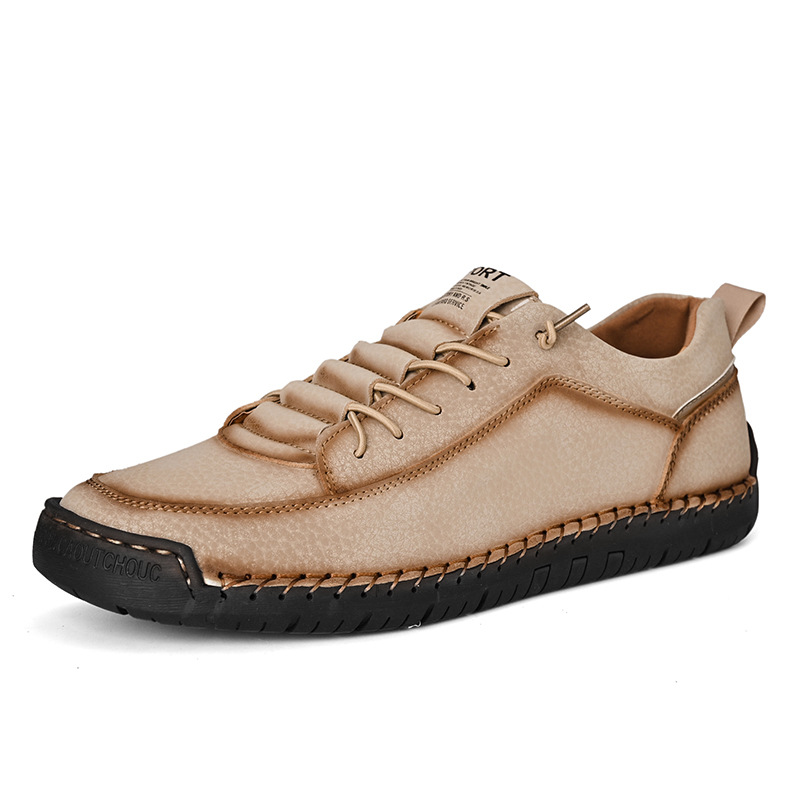 ⏰Letzter Tag: 50 % Rabatt!🔥Herren-Slip-ons aus Leder mit weicher Sohle (Low-Top)