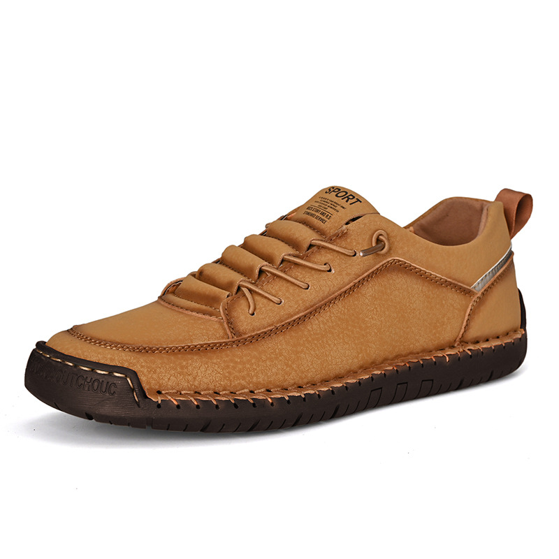 ⏰Letzter Tag: 50 % Rabatt!🔥Herren-Slip-ons aus Leder mit weicher Sohle (Low-Top)