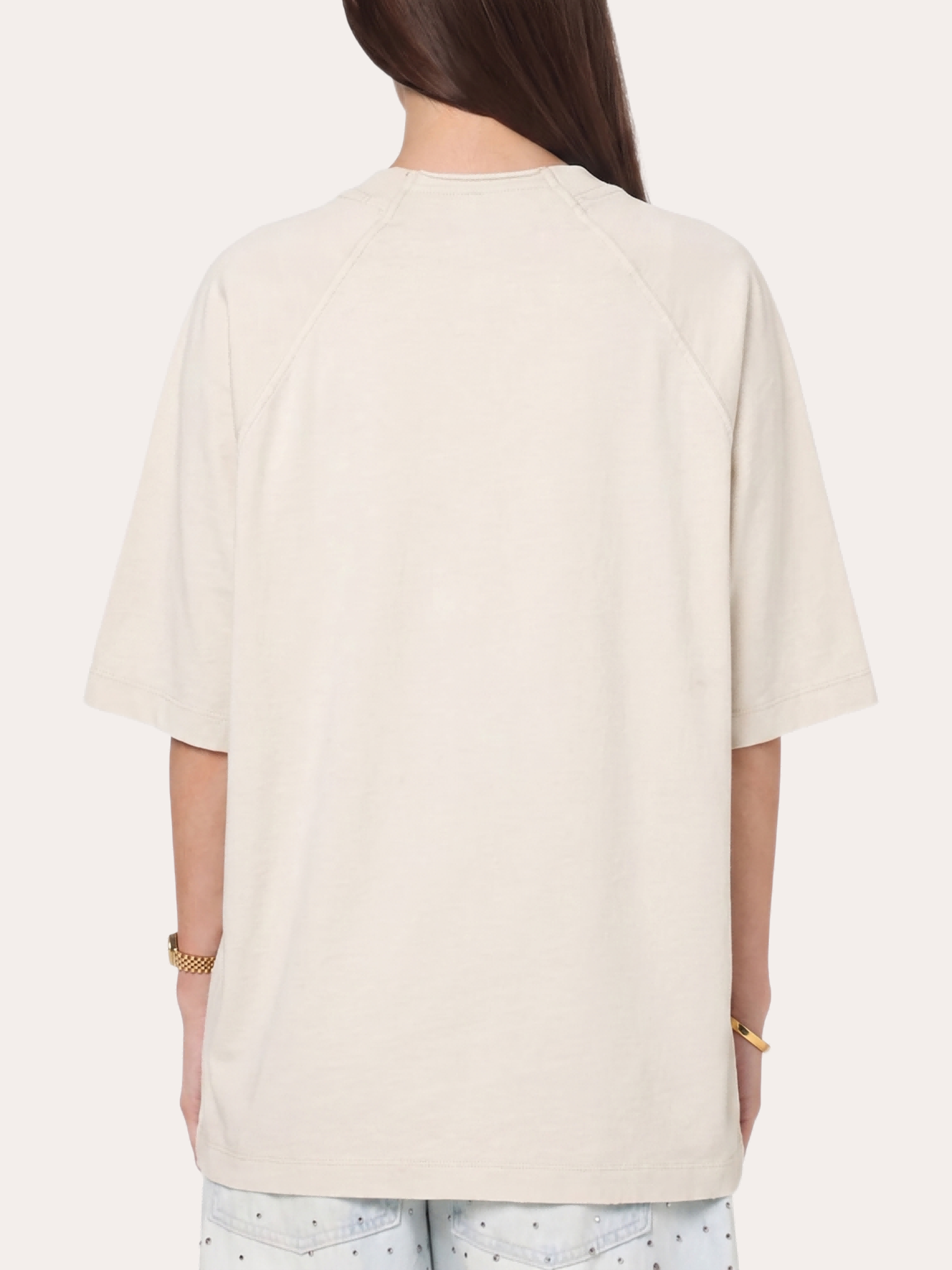 Vintage-T-Shirt im Used-Look mit „Buzz Lady“-Motiv und Waschung