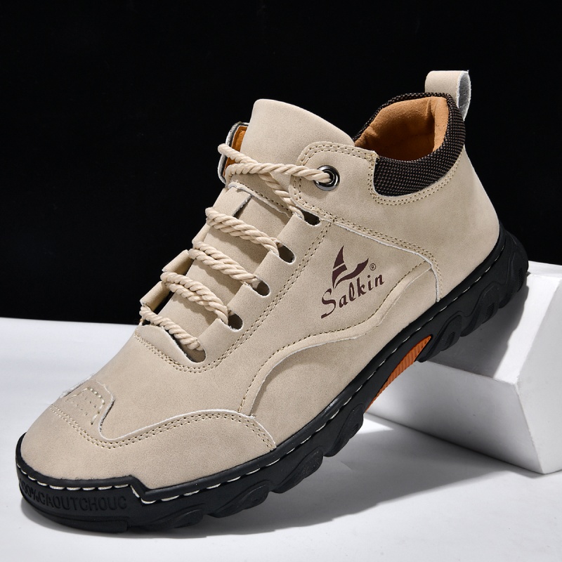 ⏰Letzter Tag: 50 % Rabatt!🔥 Hochwertige Outdoor-Schuhe für Herren aus echtem Leder – breite Zehenbox, Fußgewölbestütze, wasserdicht & rutschfest