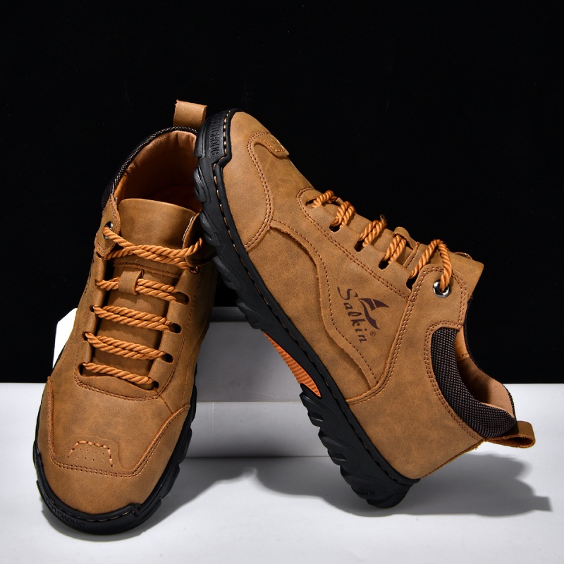⏰Letzter Tag: 50 % Rabatt!🔥 Hochwertige Outdoor-Schuhe für Herren aus echtem Leder – breite Zehenbox, Fußgewölbestütze, wasserdicht & rutschfest