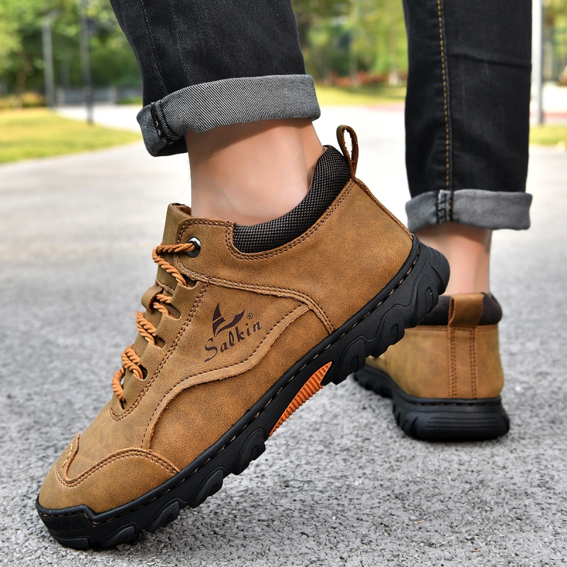 ⏰Letzter Tag: 50 % Rabatt!🔥 Hochwertige Outdoor-Schuhe für Herren aus echtem Leder – breite Zehenbox, Fußgewölbestütze, wasserdicht & rutschfest