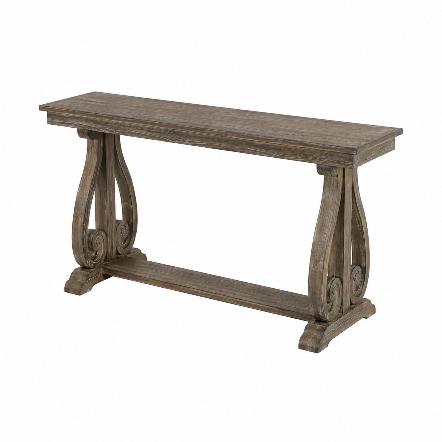 Konsolentisch Holz 120x40x80 cm Braun