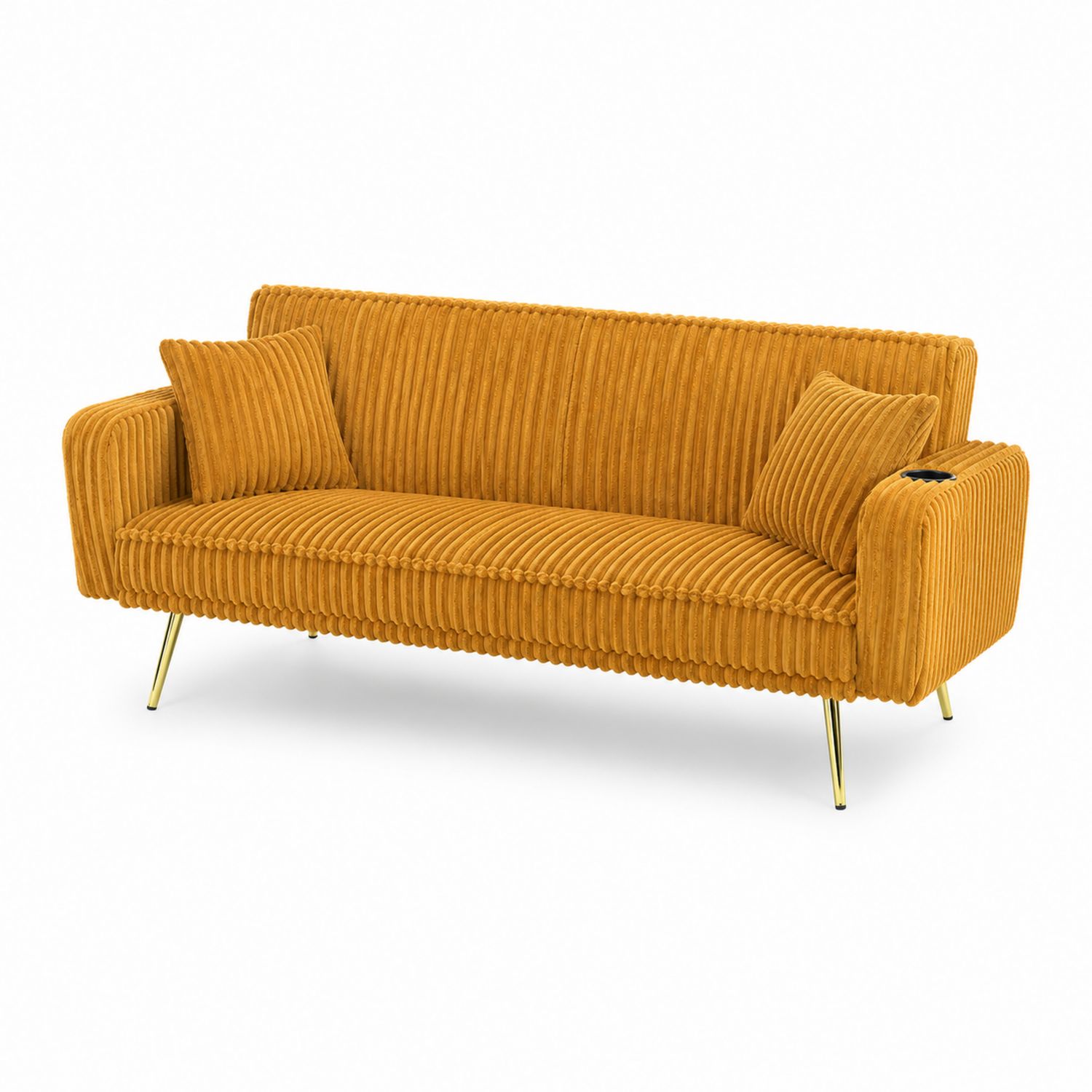 3-Sitzer Sofa Cord Stoff 200cm