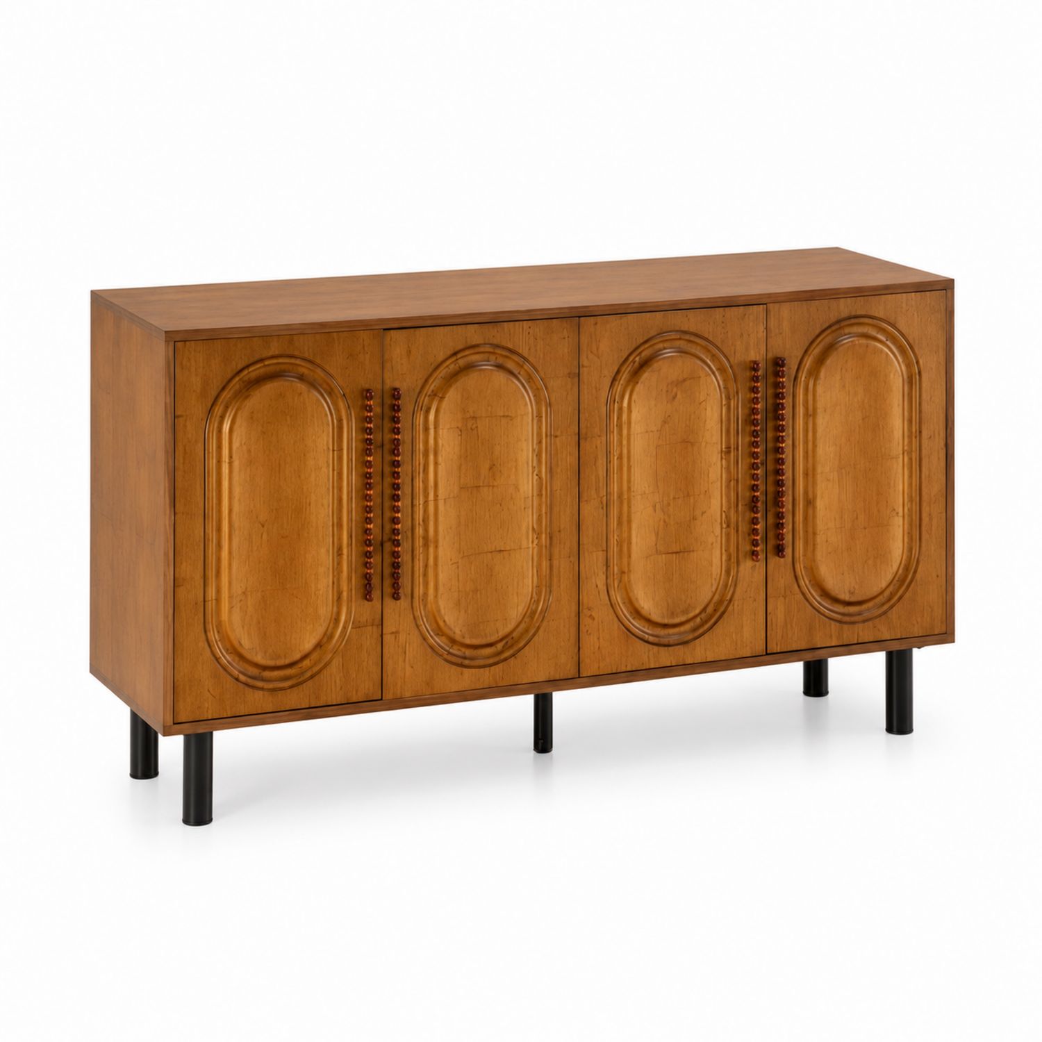 Sideboard 160x45x80 cm Holz Braun