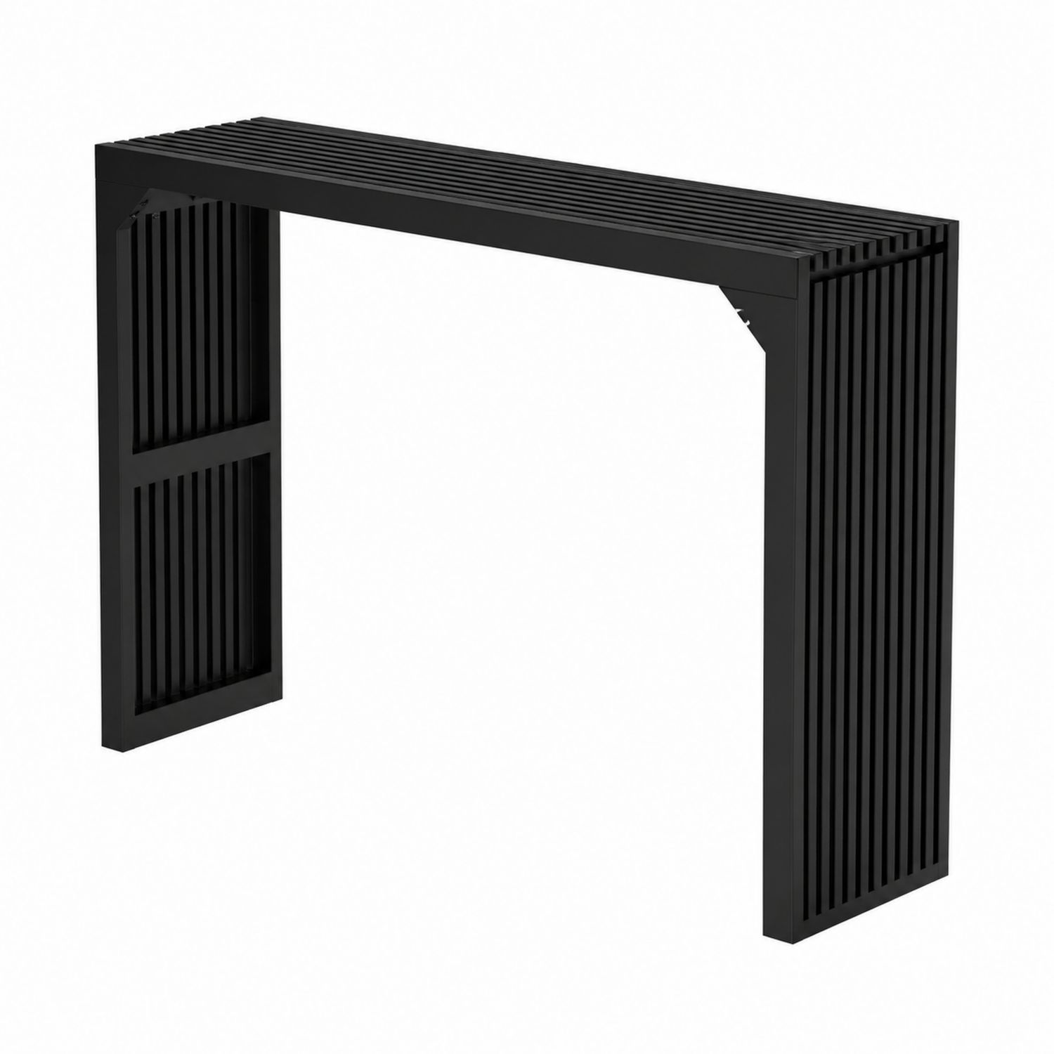 Konsolentisch Rechteckig 120cm Metall Schwarz